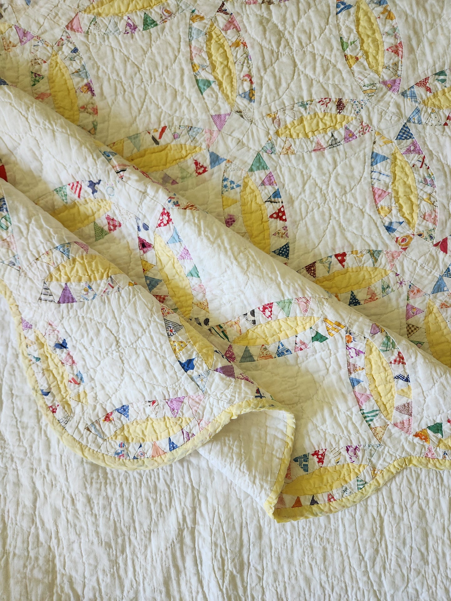 Pickle Dish Quilt c1930