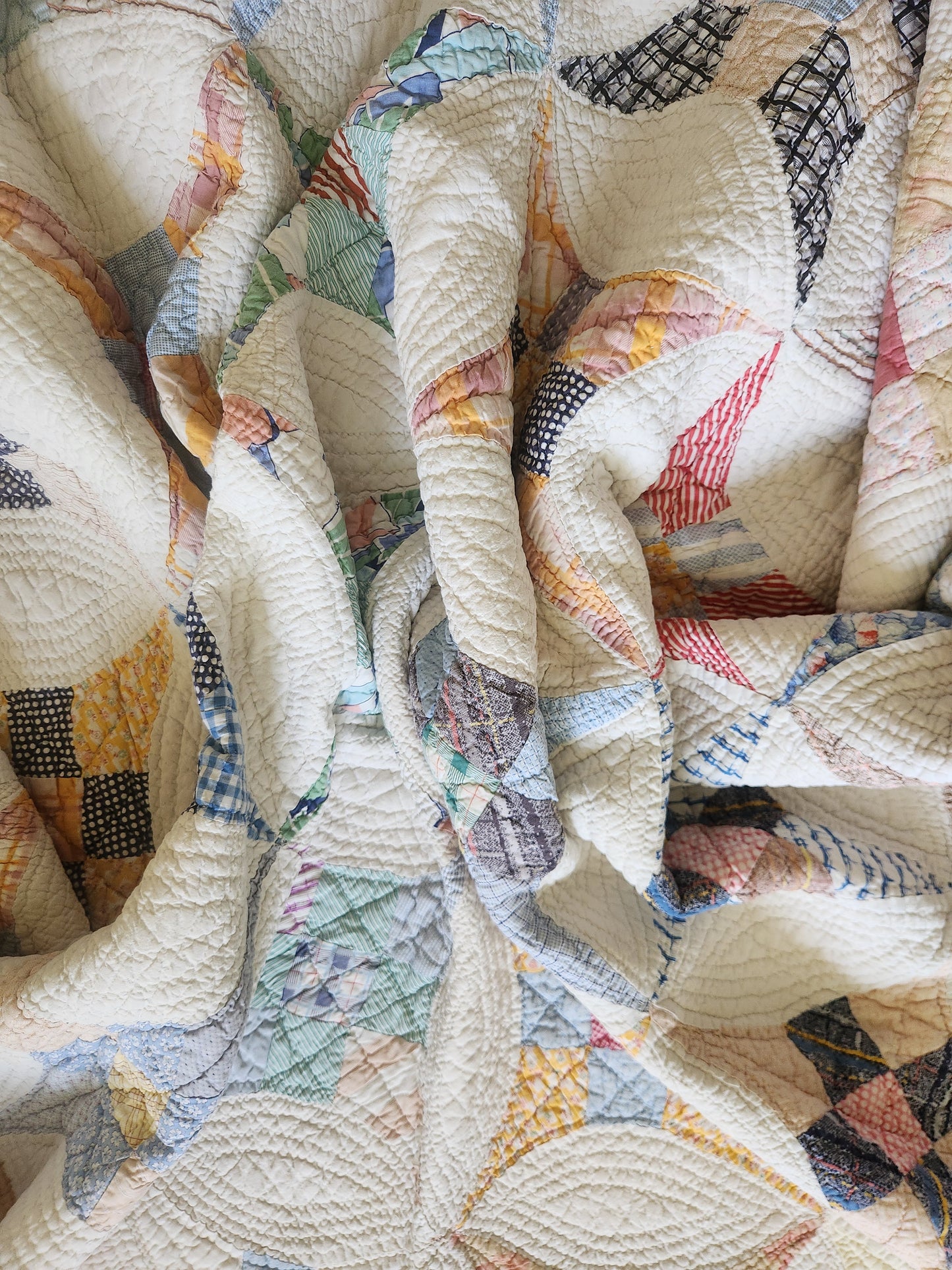 Vintage Improved 9 Patch Quilt c1940