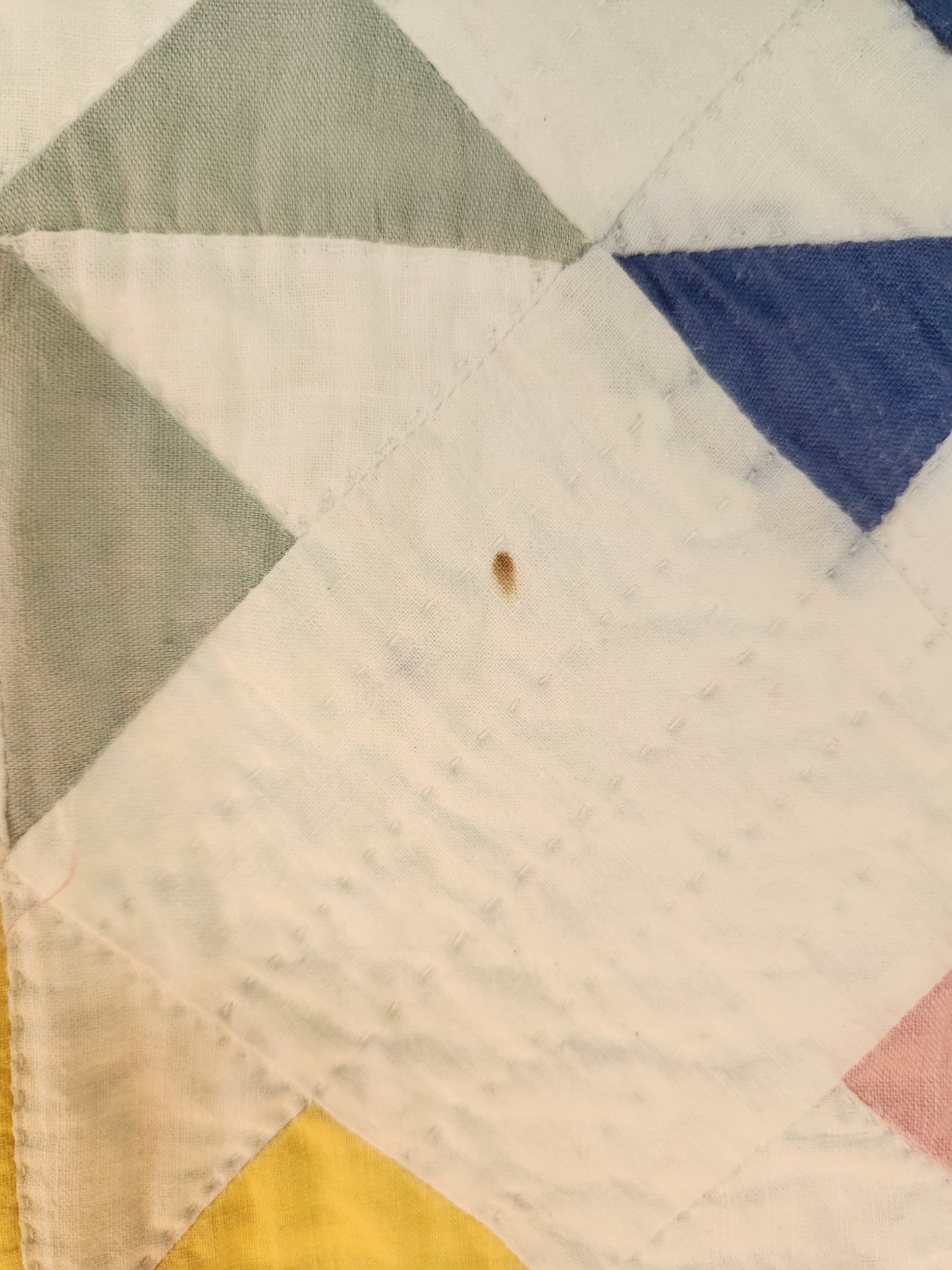 Vintage Pinwheel Crib Quilt