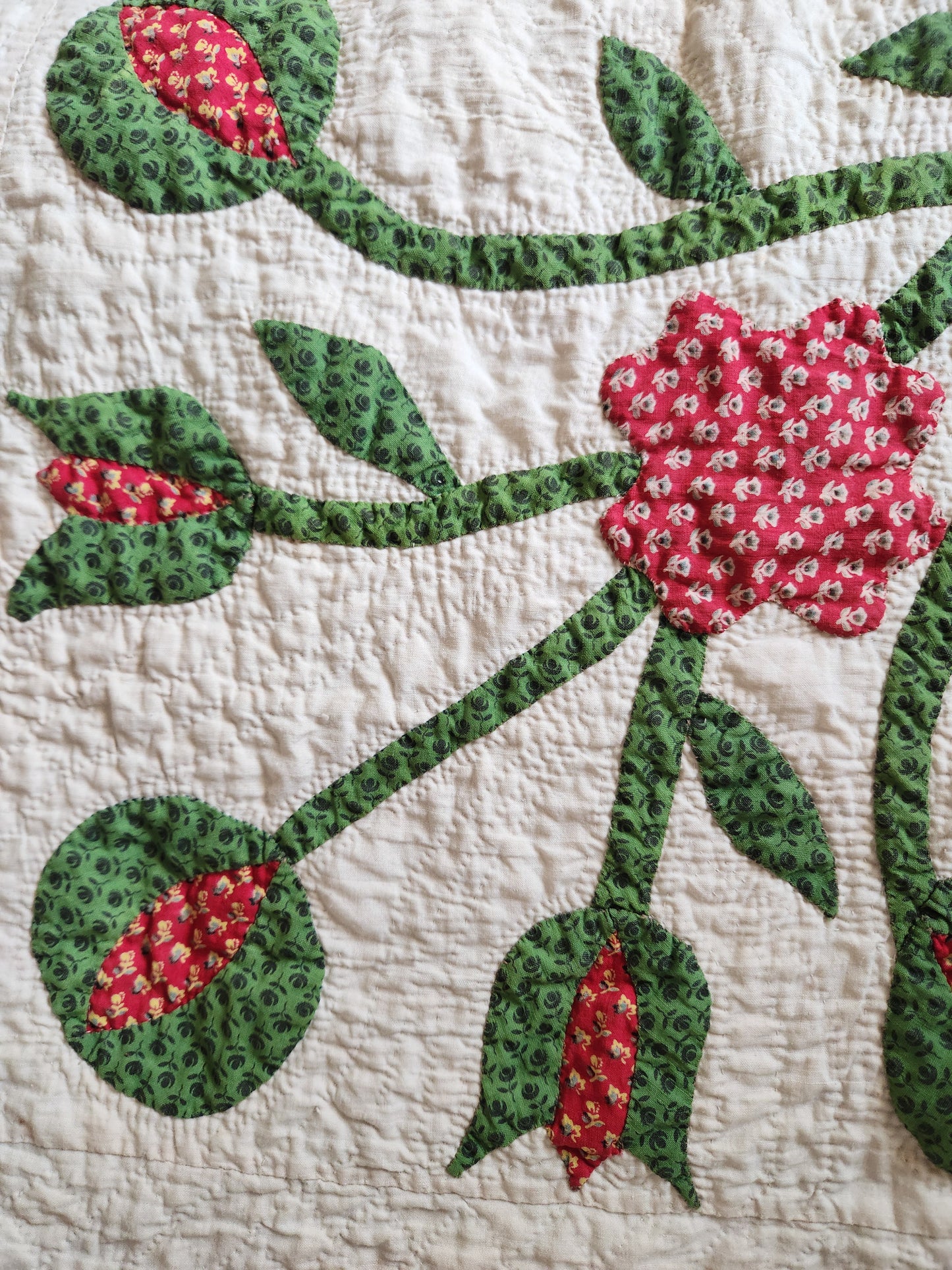 Mid 19th Century Applique Quilt, ca 1850