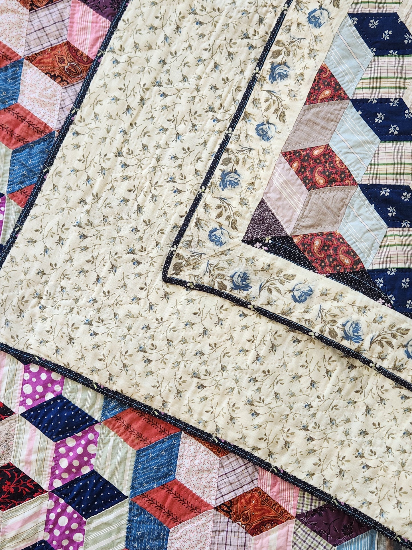 Antique Tumbling Star Quilt