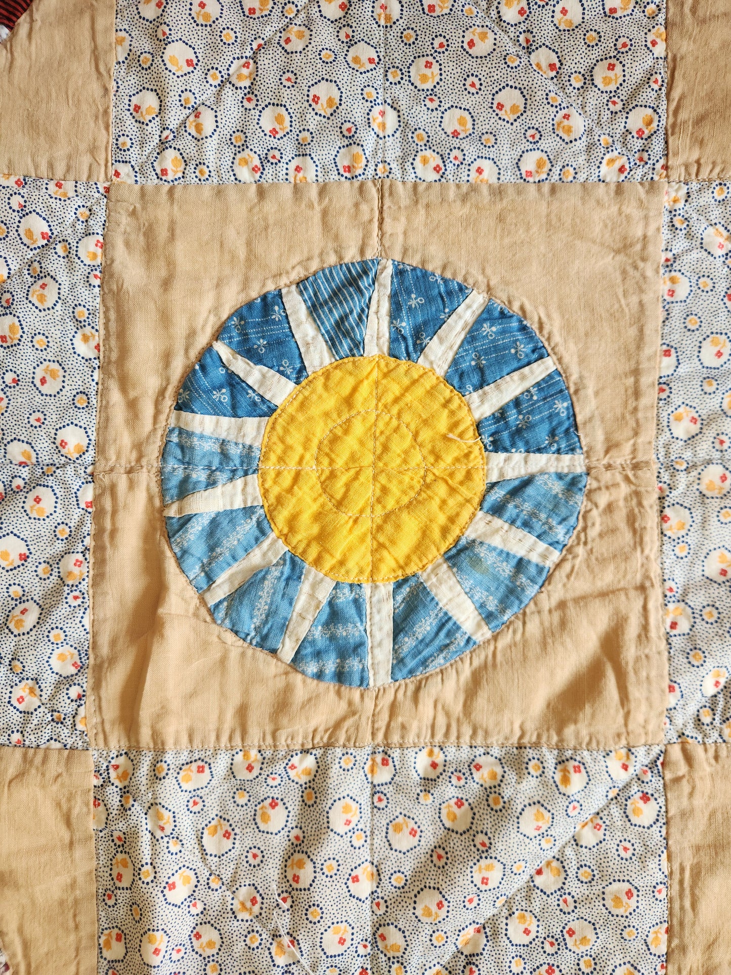 Vintage Wagon Wheel Quilt