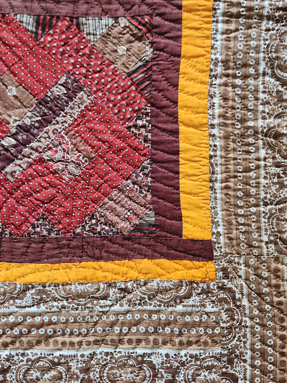 Antique Album Block Quilt c1870