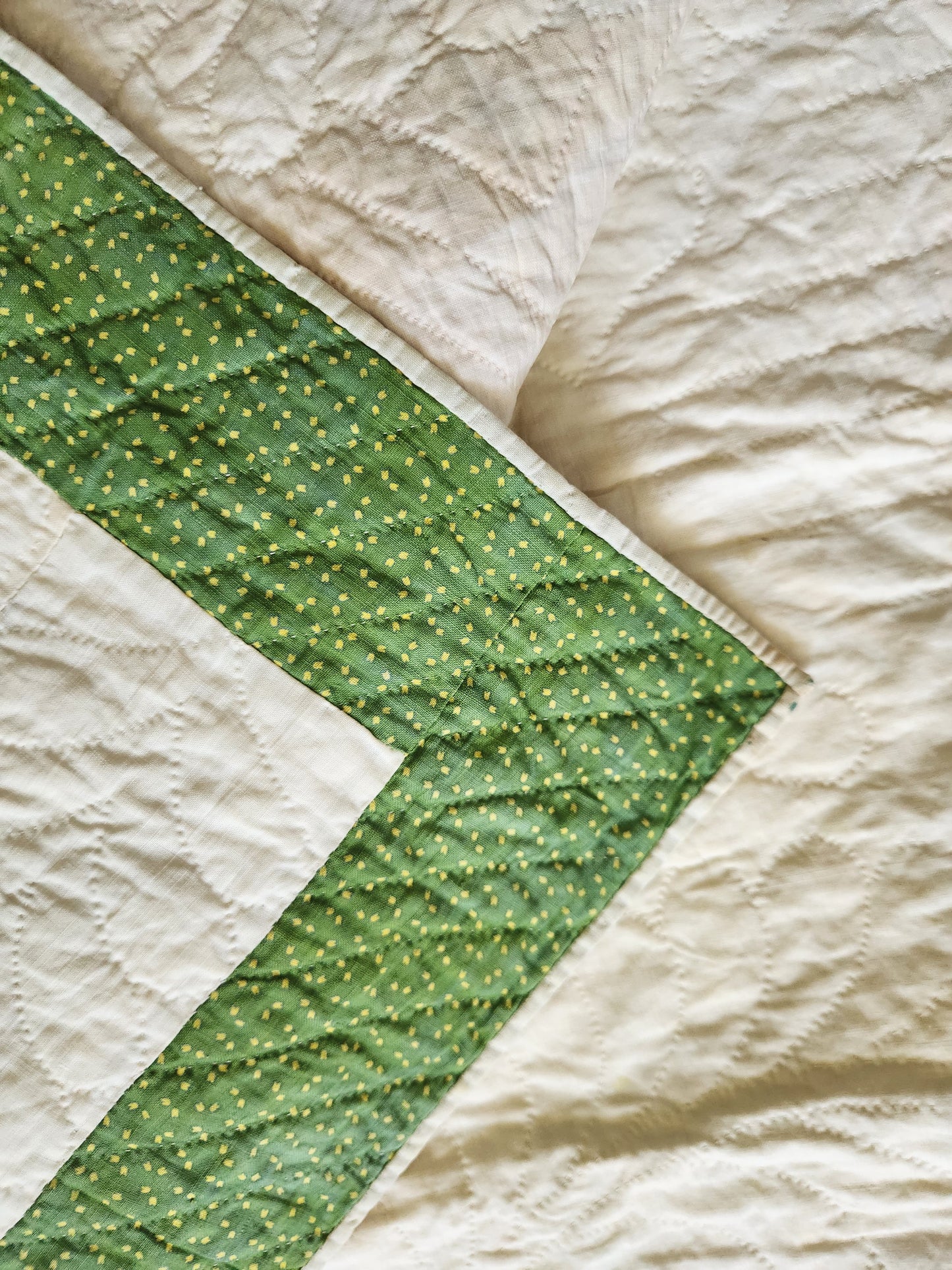 Antique Hex Star Quilt c1860