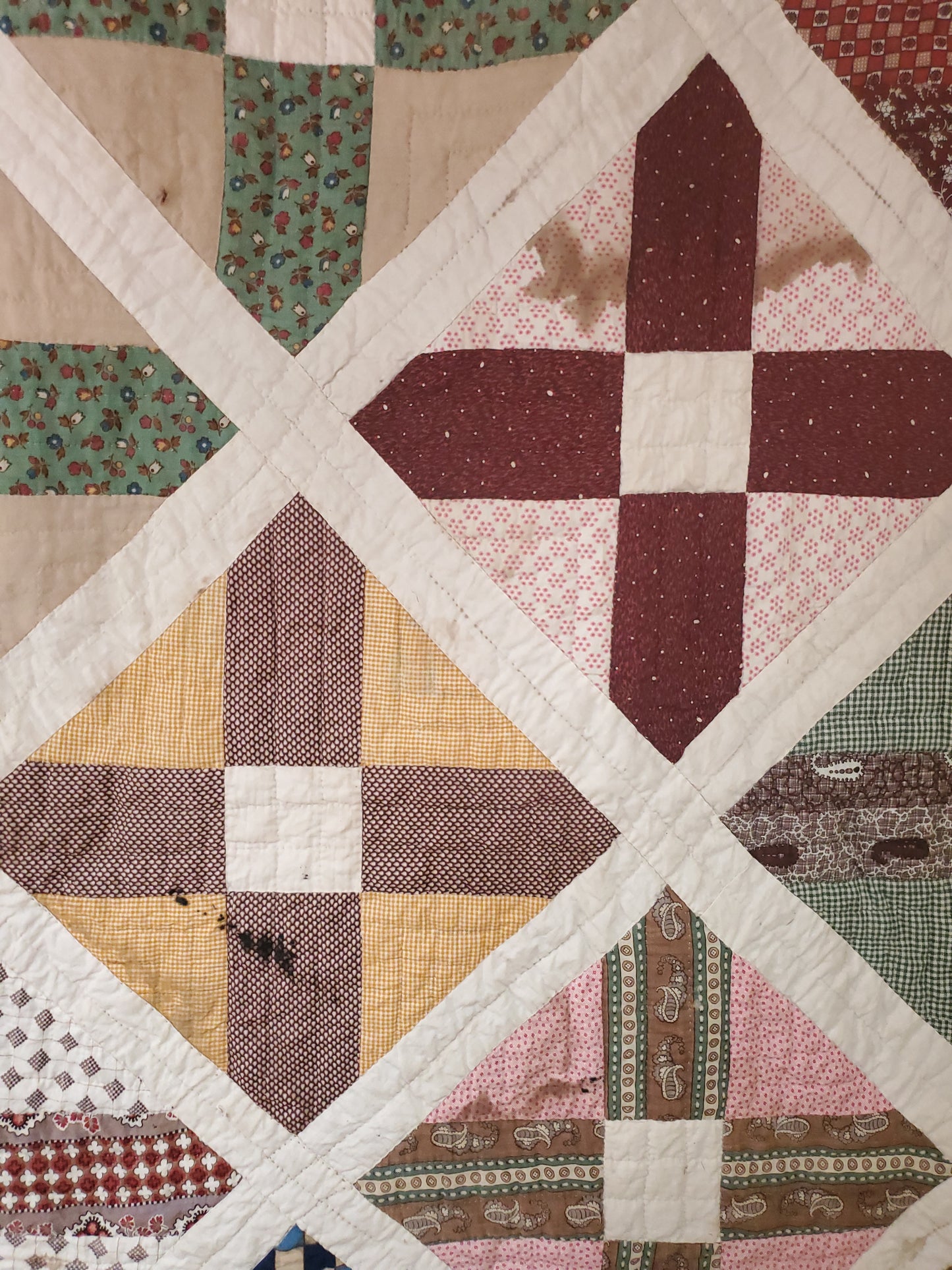 Antique Cross Quilt, ca 1880