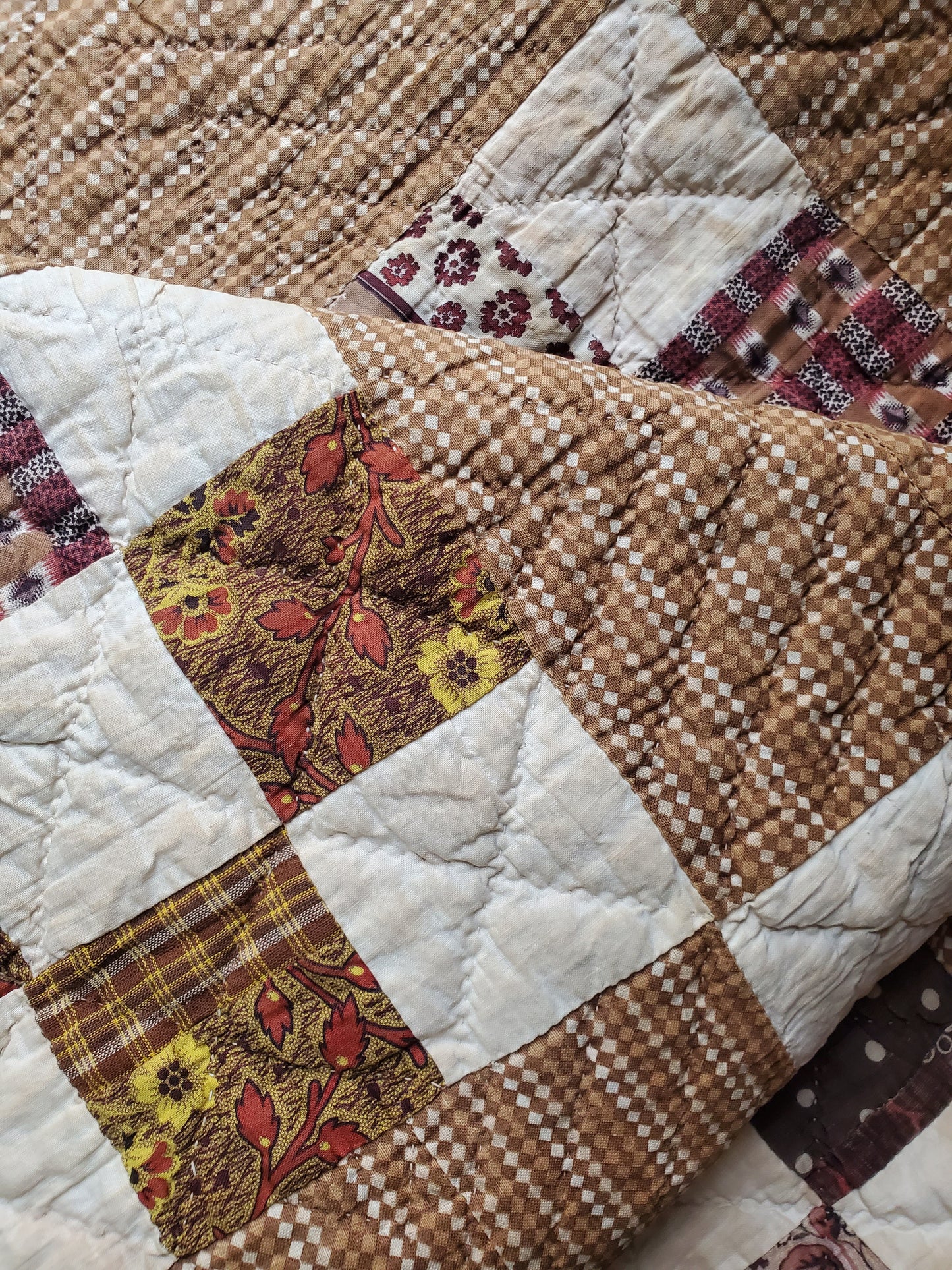 Antique 9 Patch Quilt