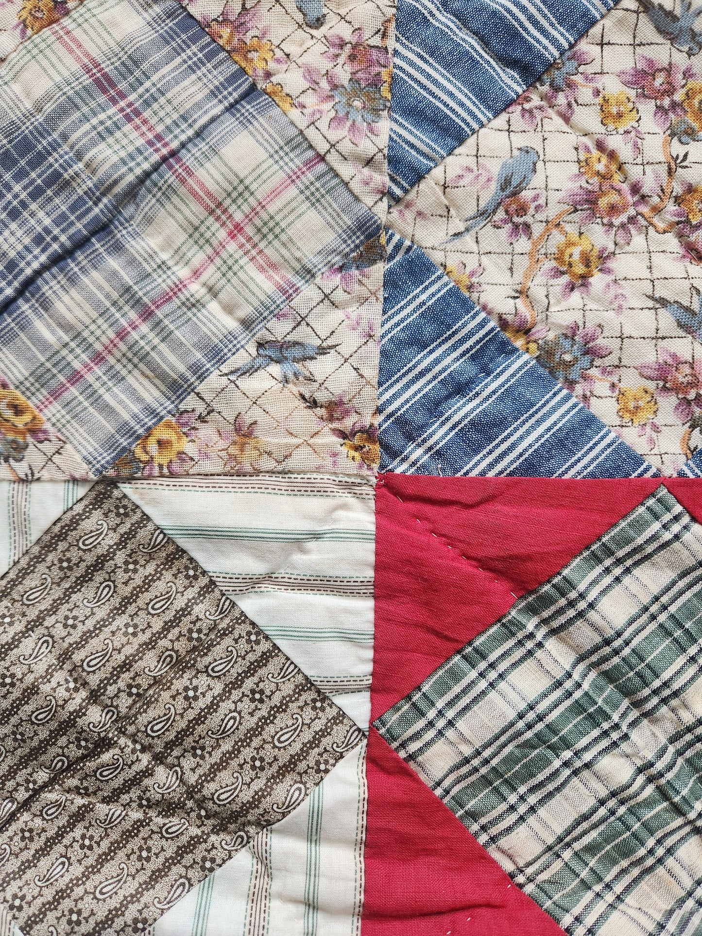 Vintage Square in a Square Quilt c1930