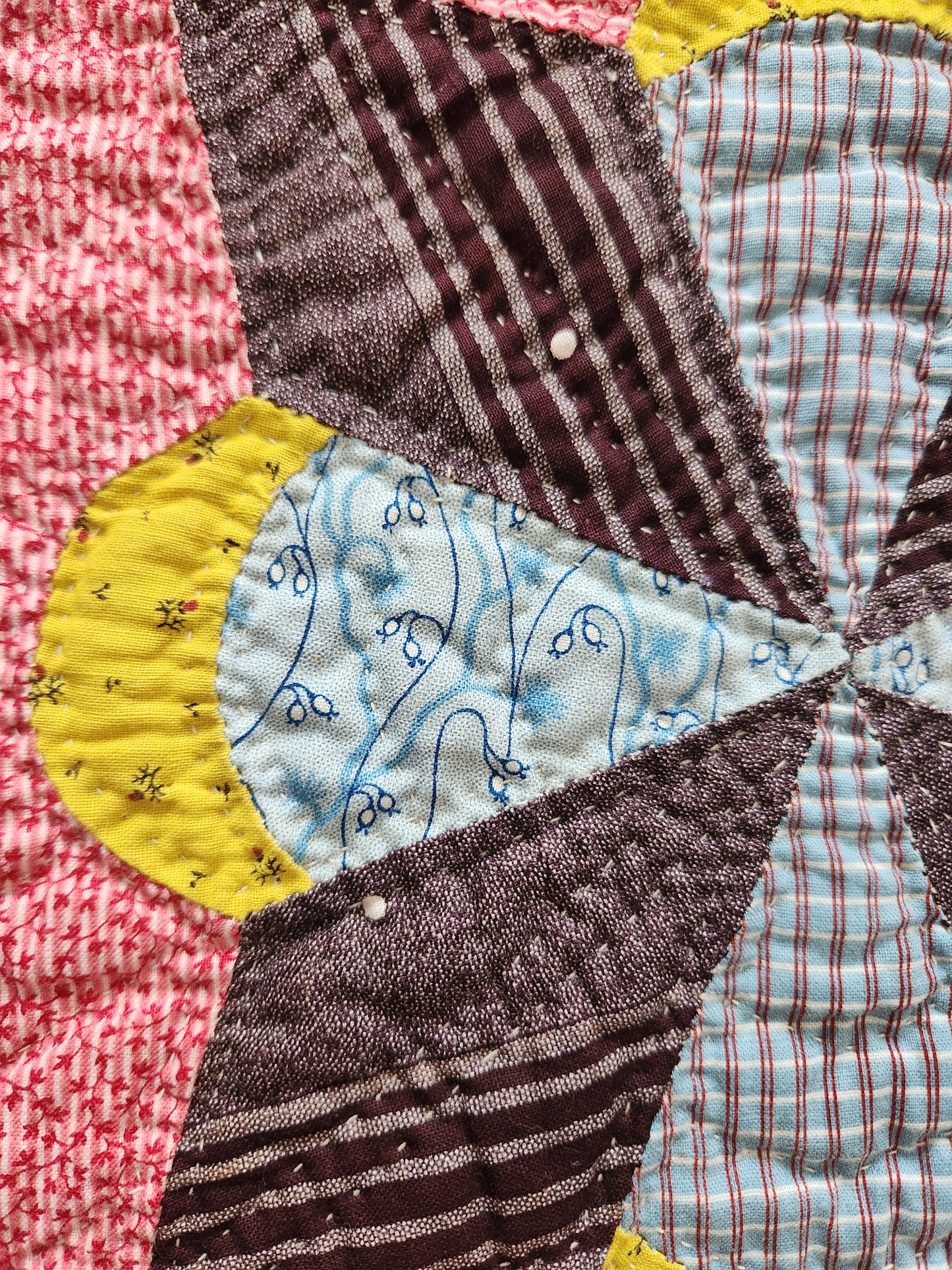 Antique Lucky Star Quilt c1880