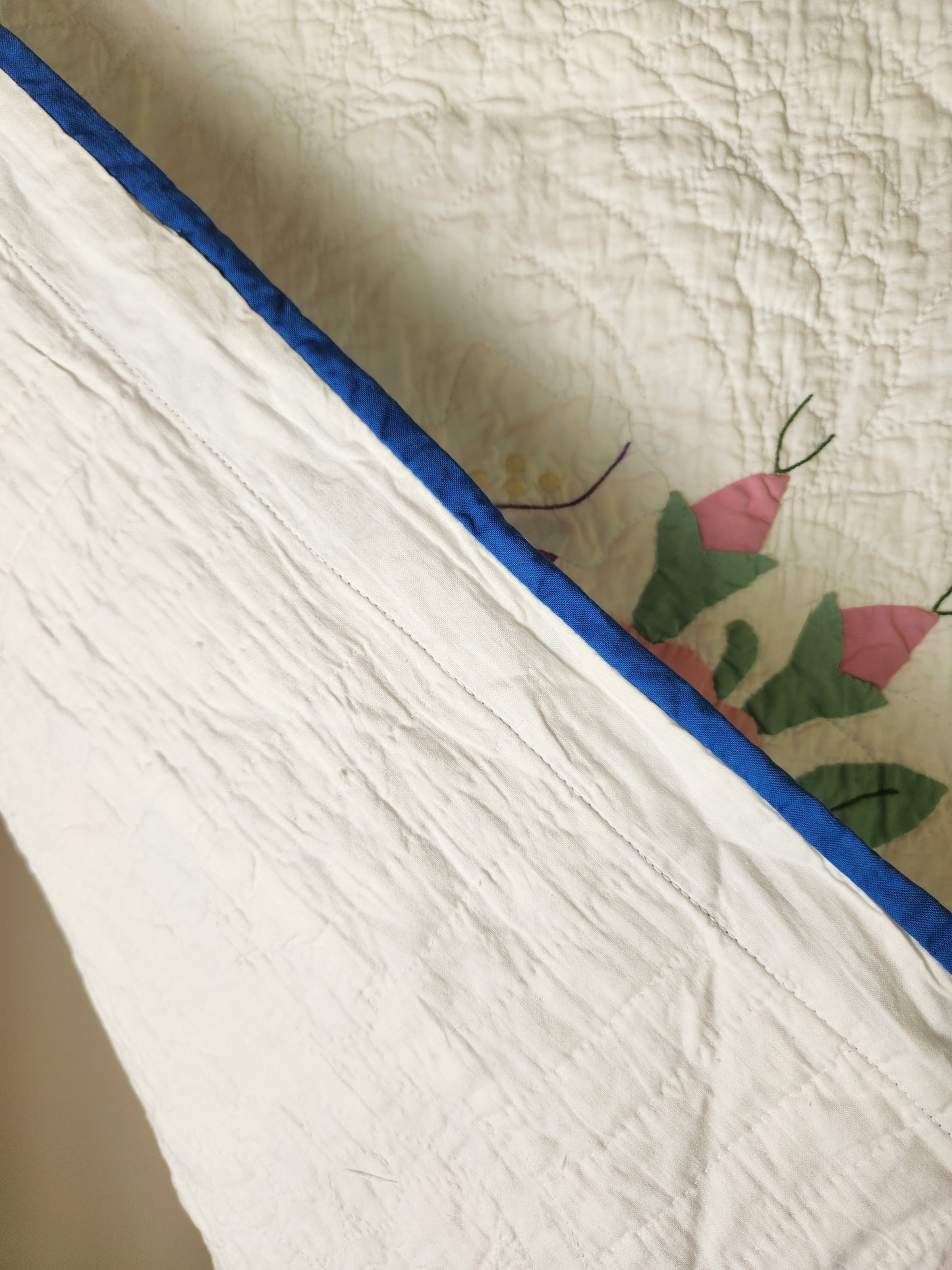 Vintage Flower Basket Quilt c1940