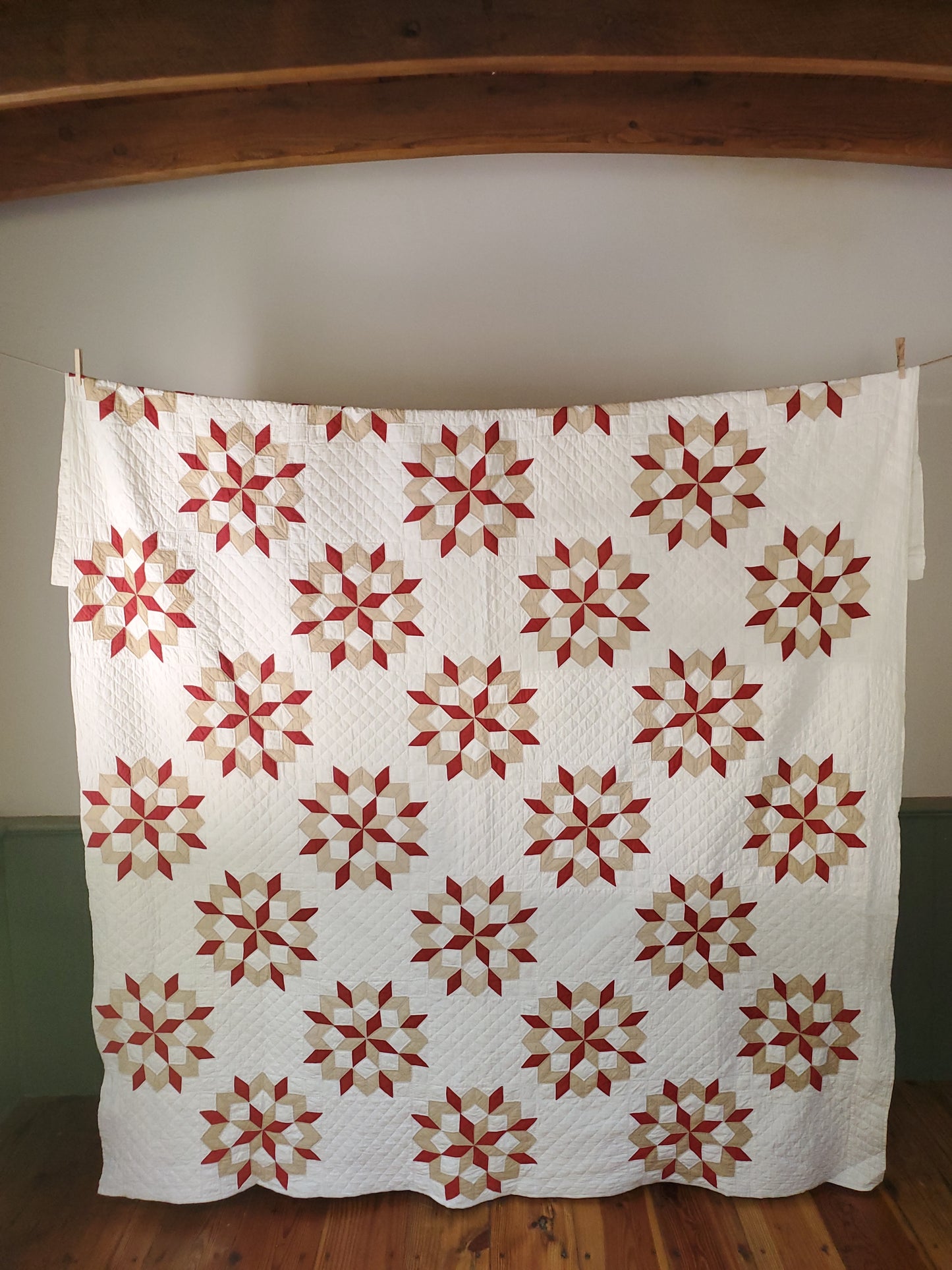 Antique Broken Star Quilt