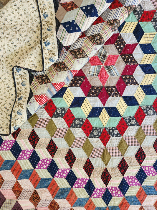 Antique Tumbling Star Quilt