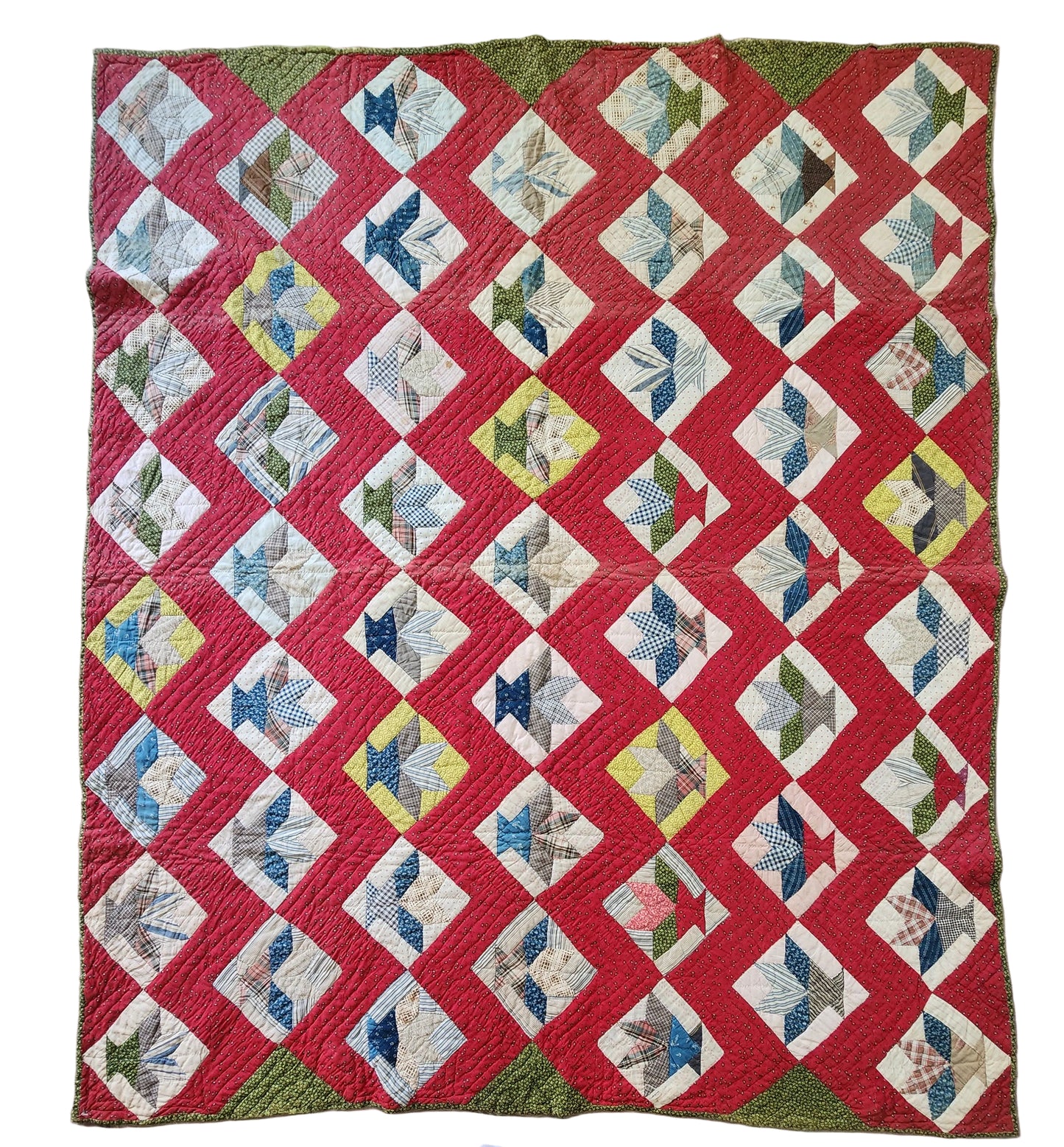 Antique Cactus Pot Quilt