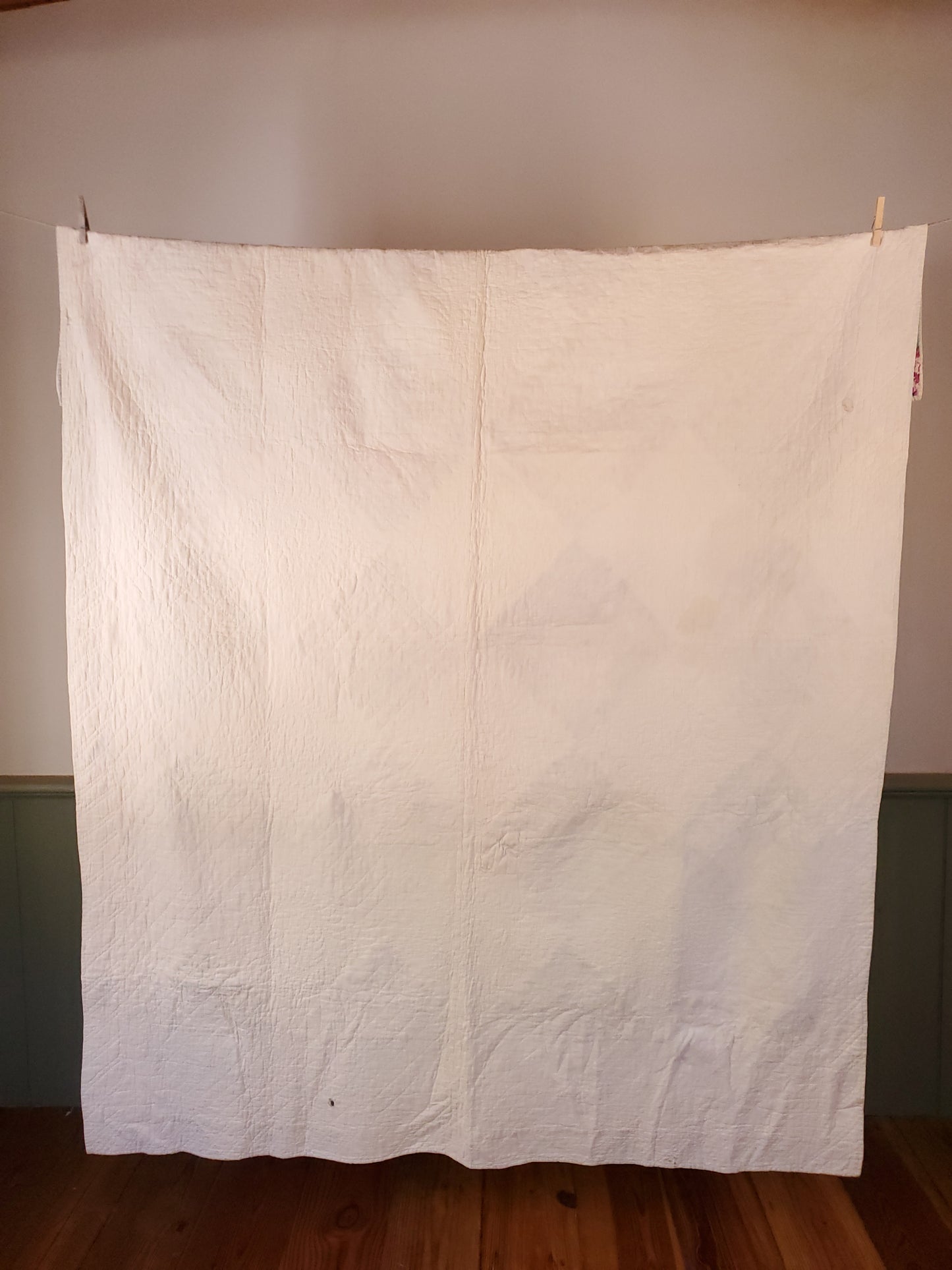 Vintage Feed Sack Cake Stand Quilt