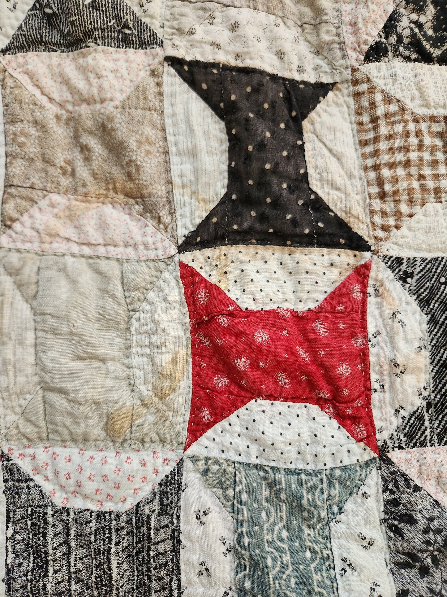 Antique Spools Quilt c1900