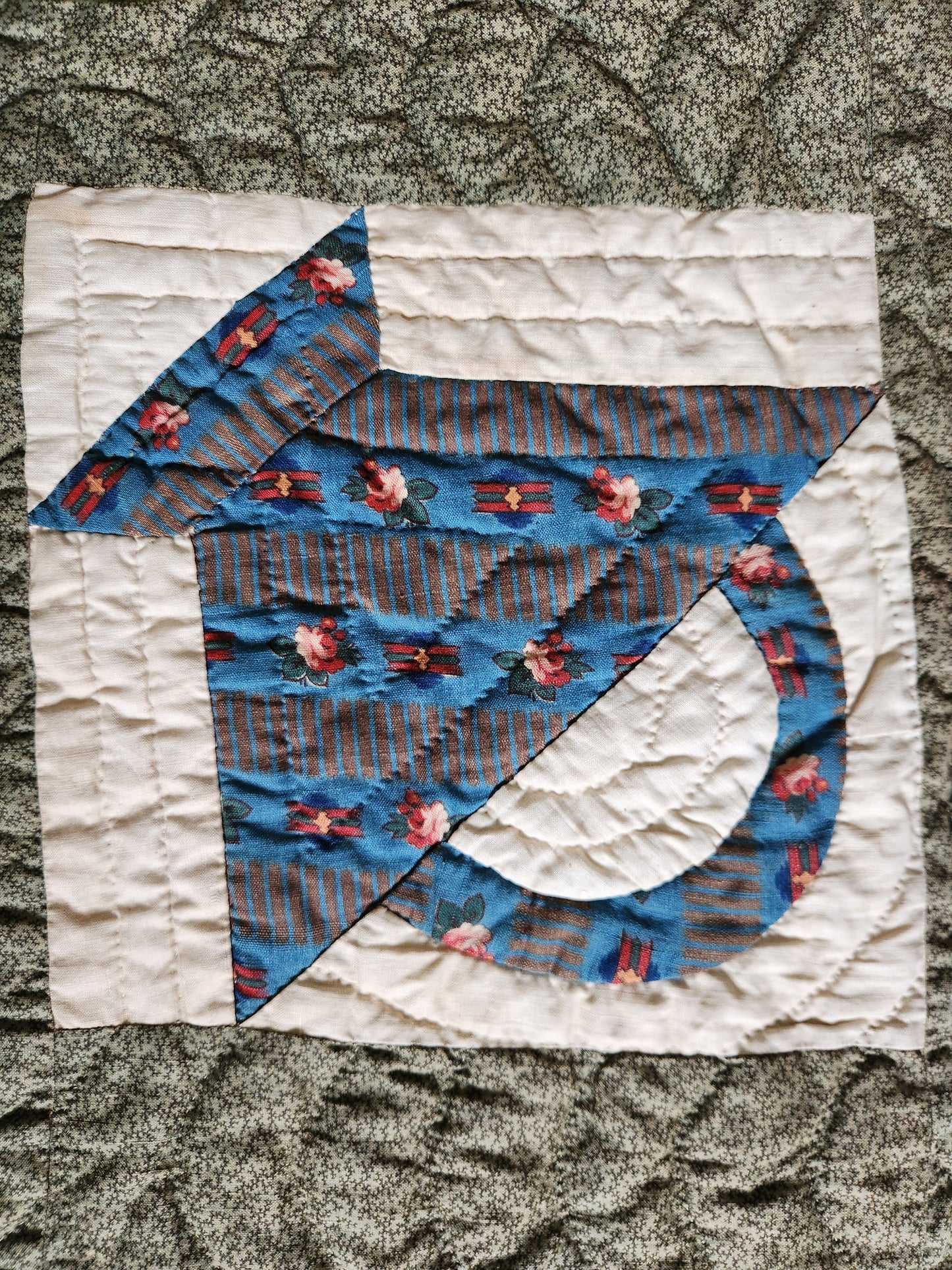 Antique 19th Century Baskets Quilt