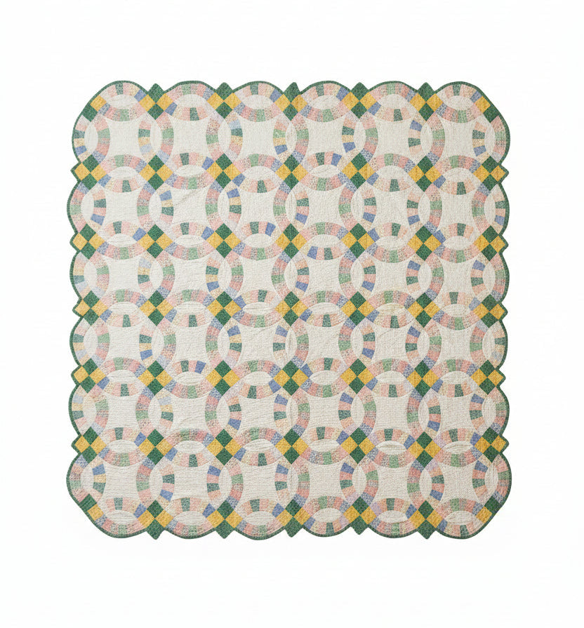Vintage Wedding Rings Quilt c1930