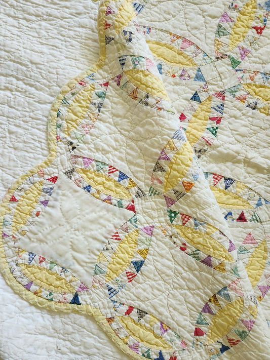 Pickle Dish Quilt c1930