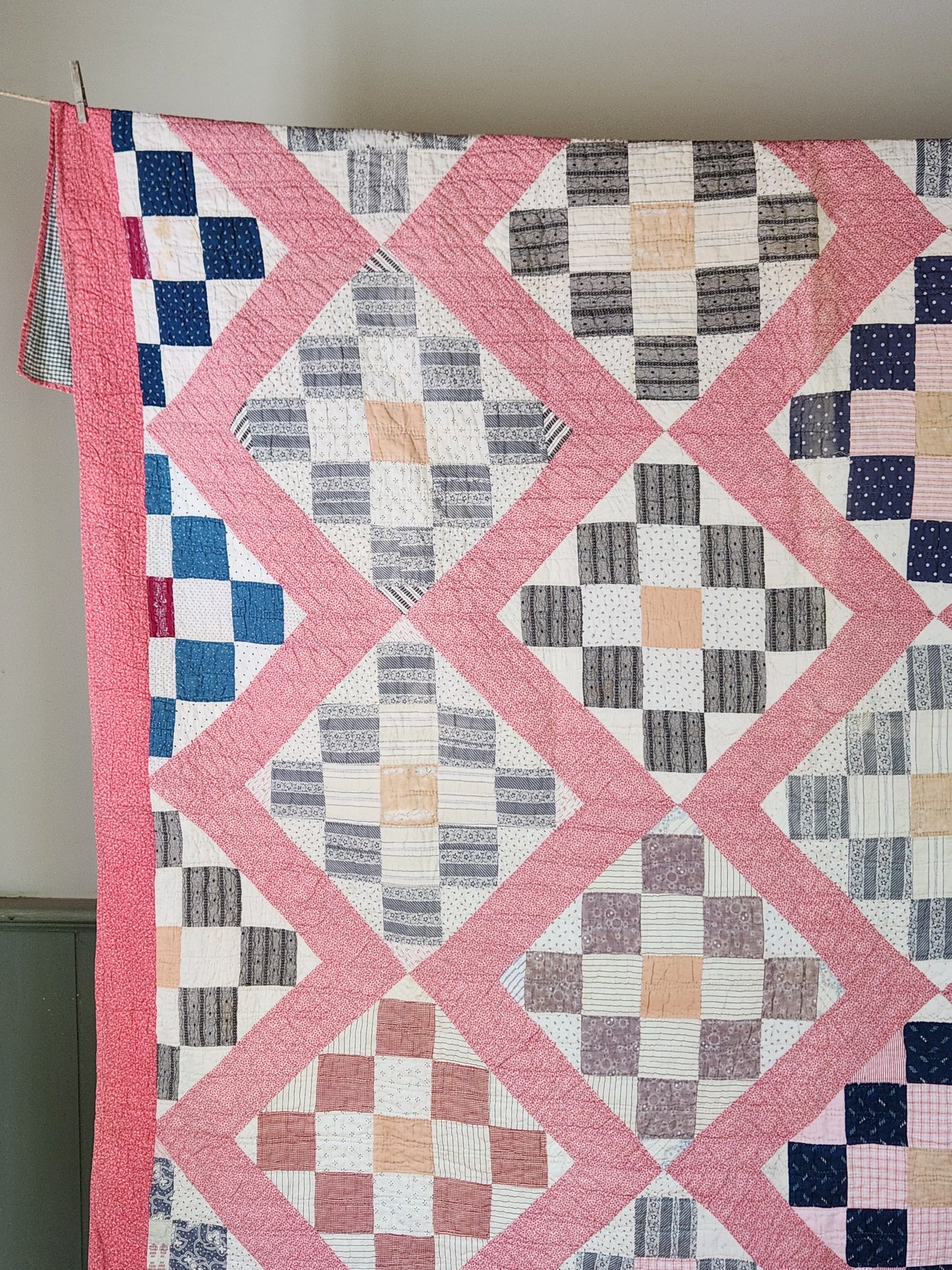 Antique Patchwork Quilt c1890