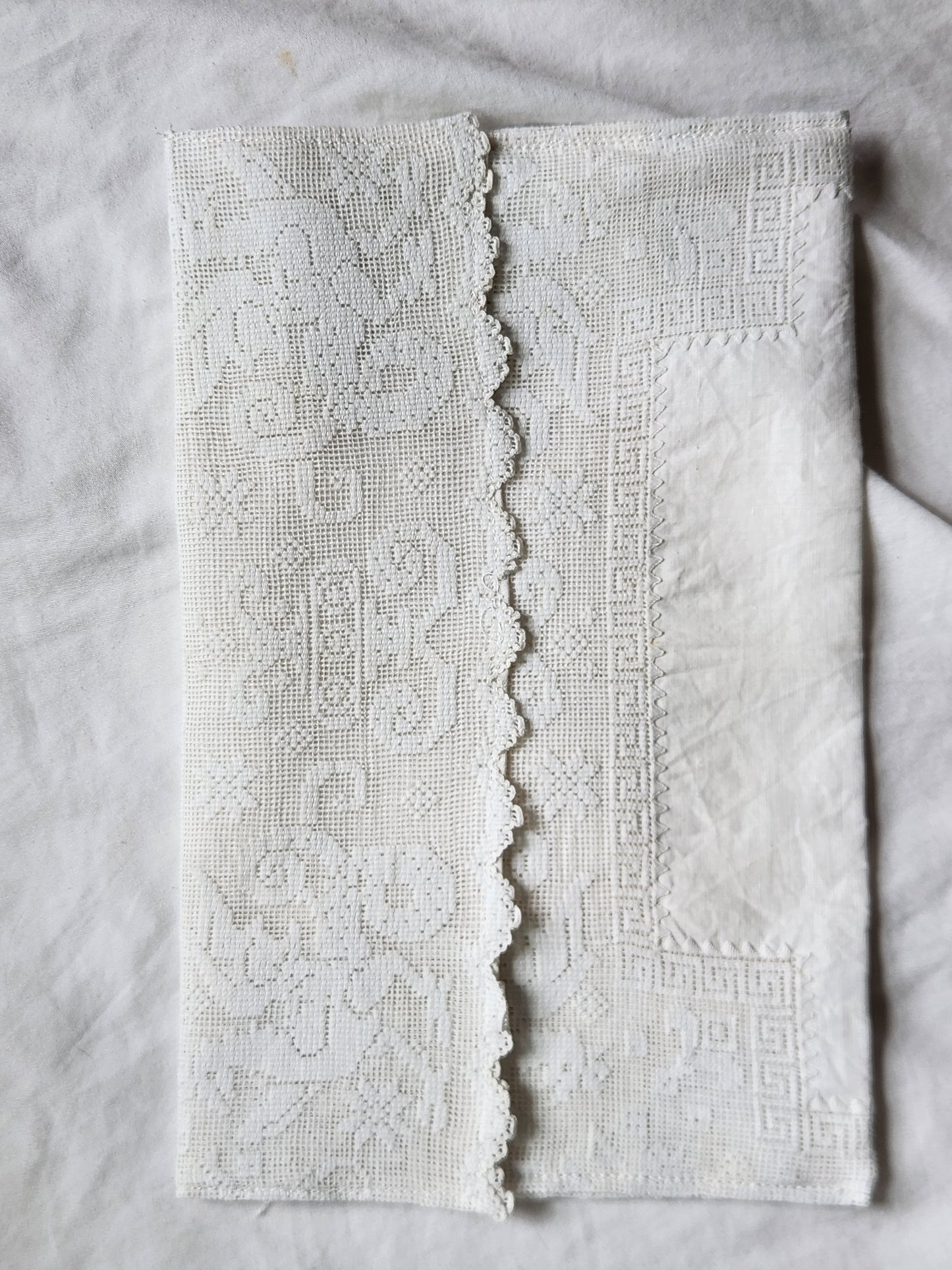 Handmade Travel Pouch from Antique Cloth
