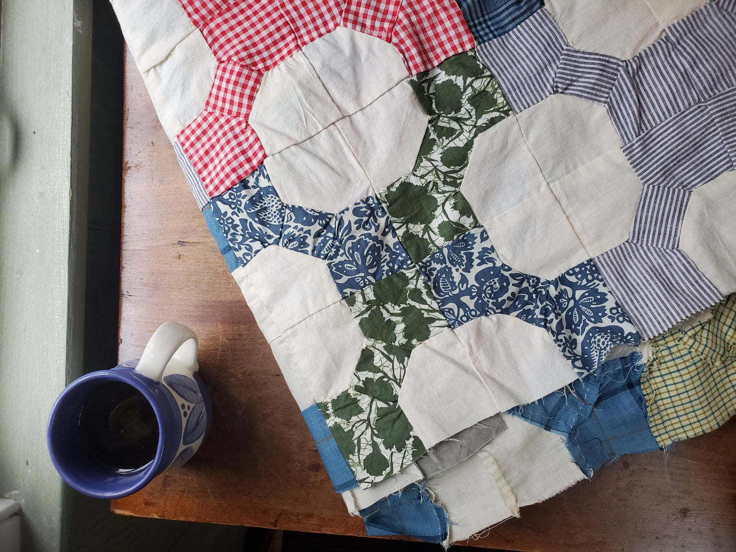 Vintage Snowball Quilt Top