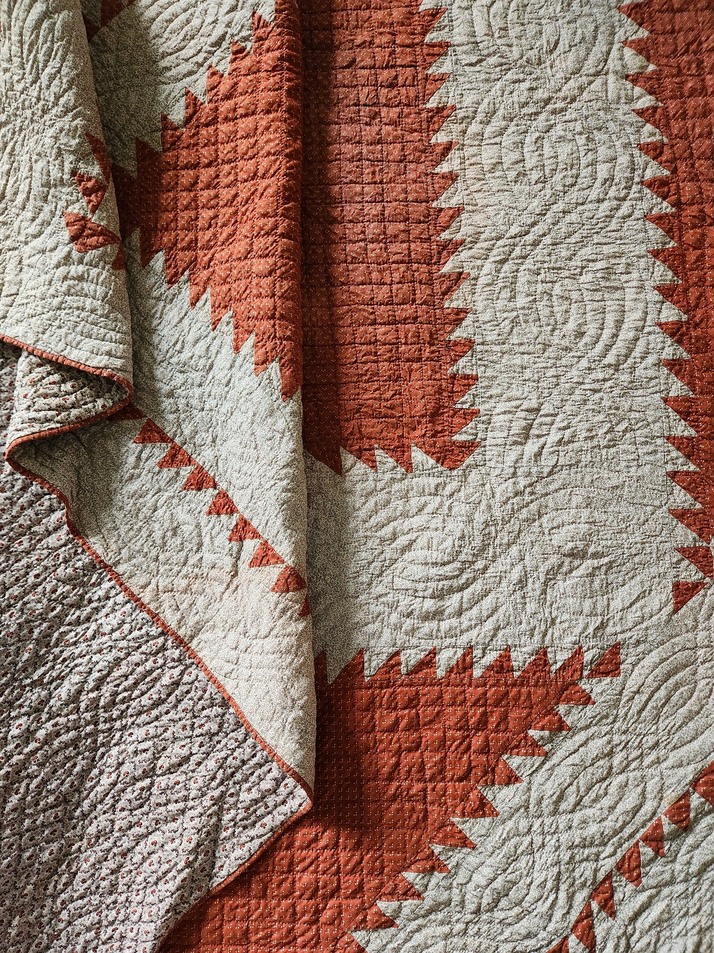 Antique Sawtooth Quilt