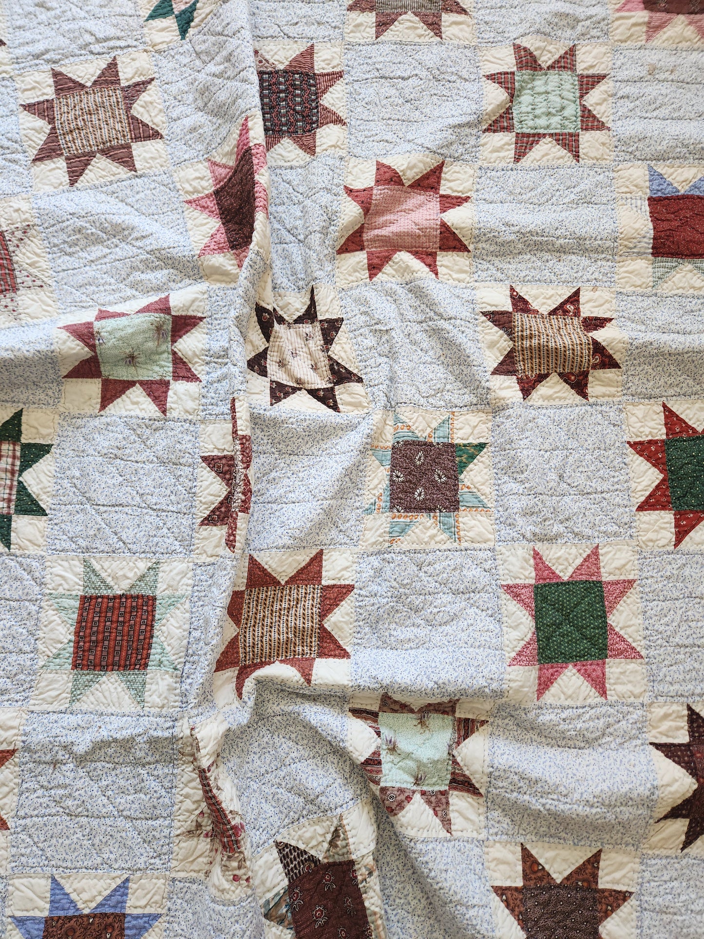 Antique Evening Star Quilt