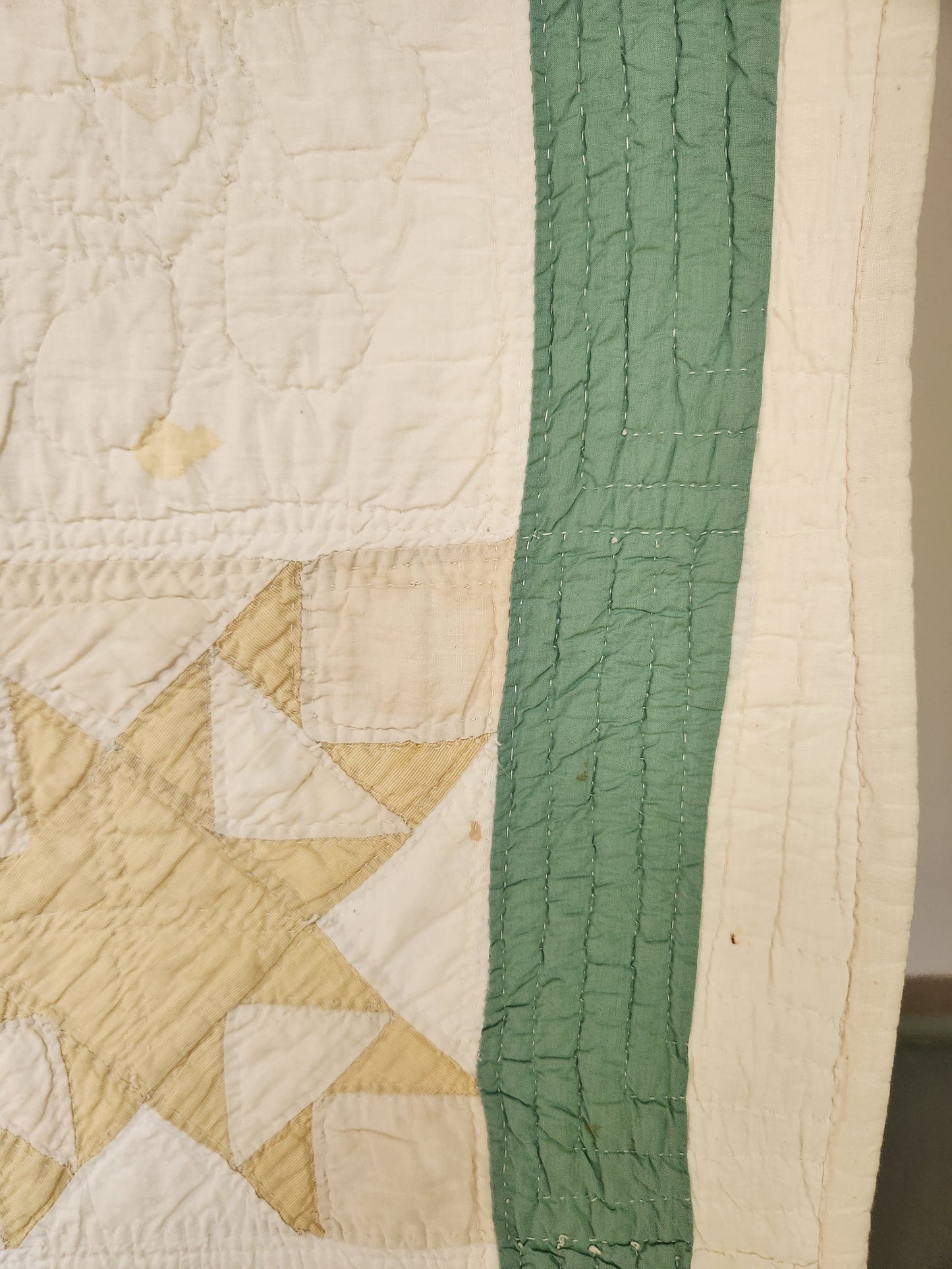 PAIR Of Matching Star Quilts ca 1930