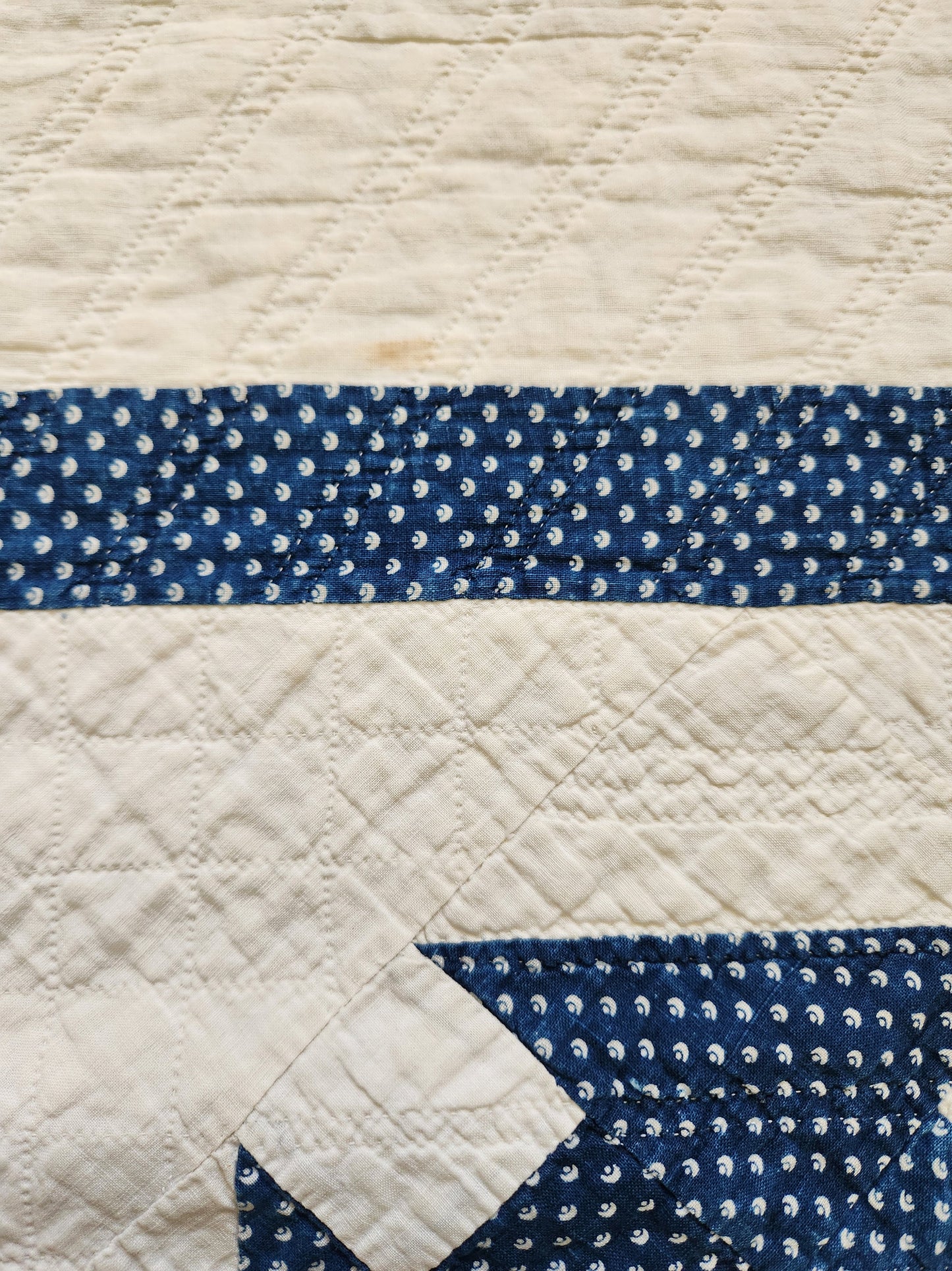 Blue and White Hole in The Barn Door c1890