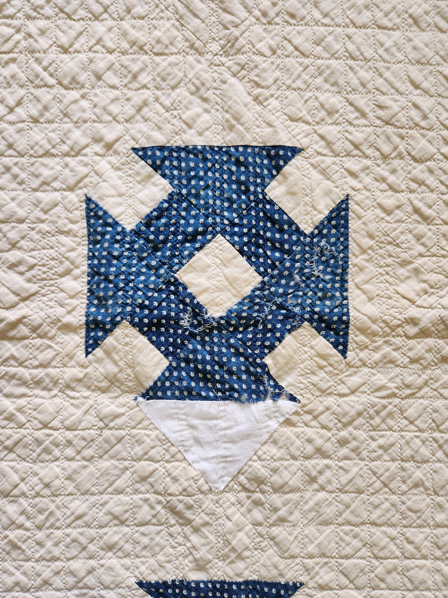 Blue and White Hole in The Barn Door c1890