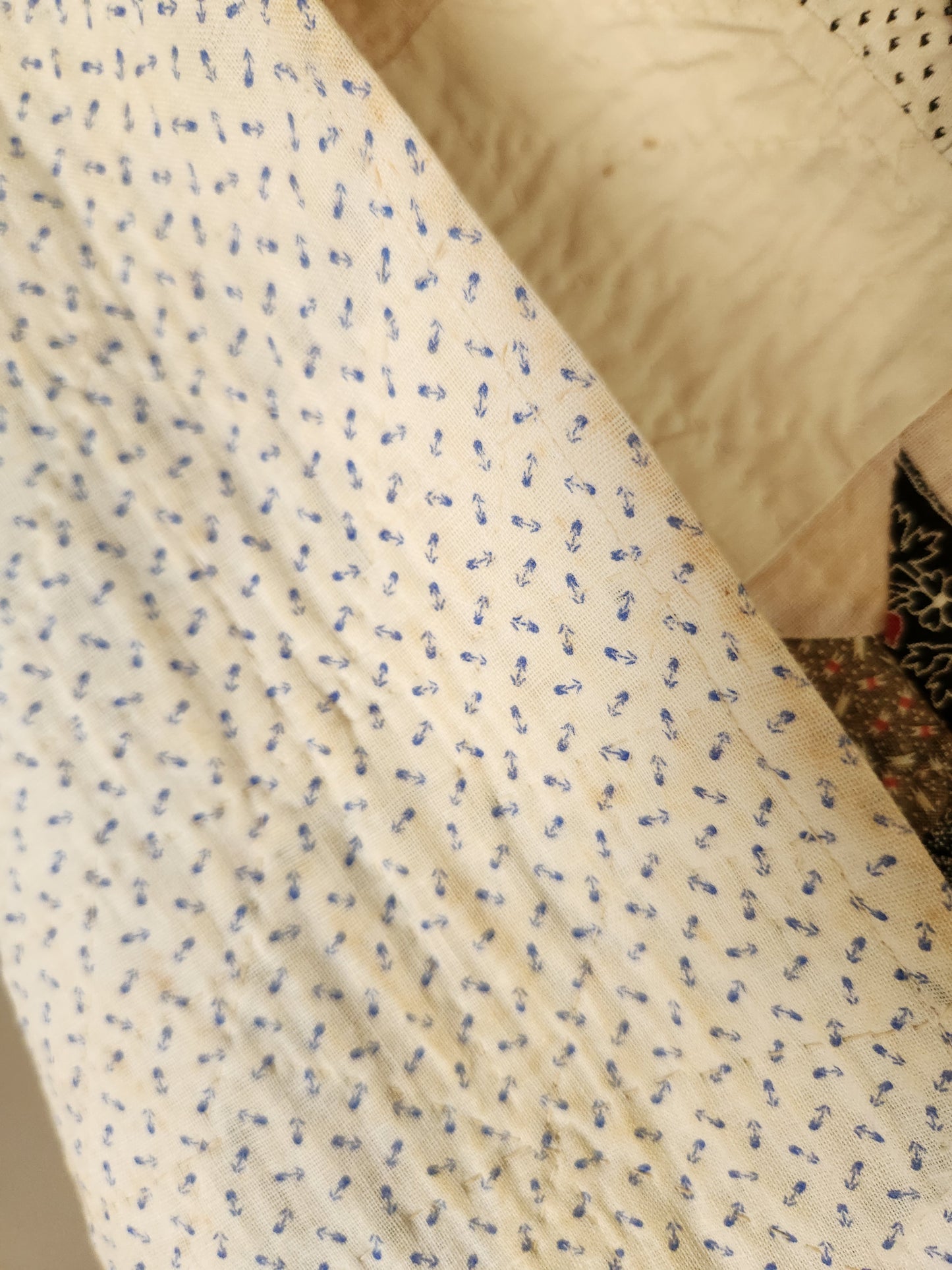 Antique LeMoyne Star Quilt ca 1880