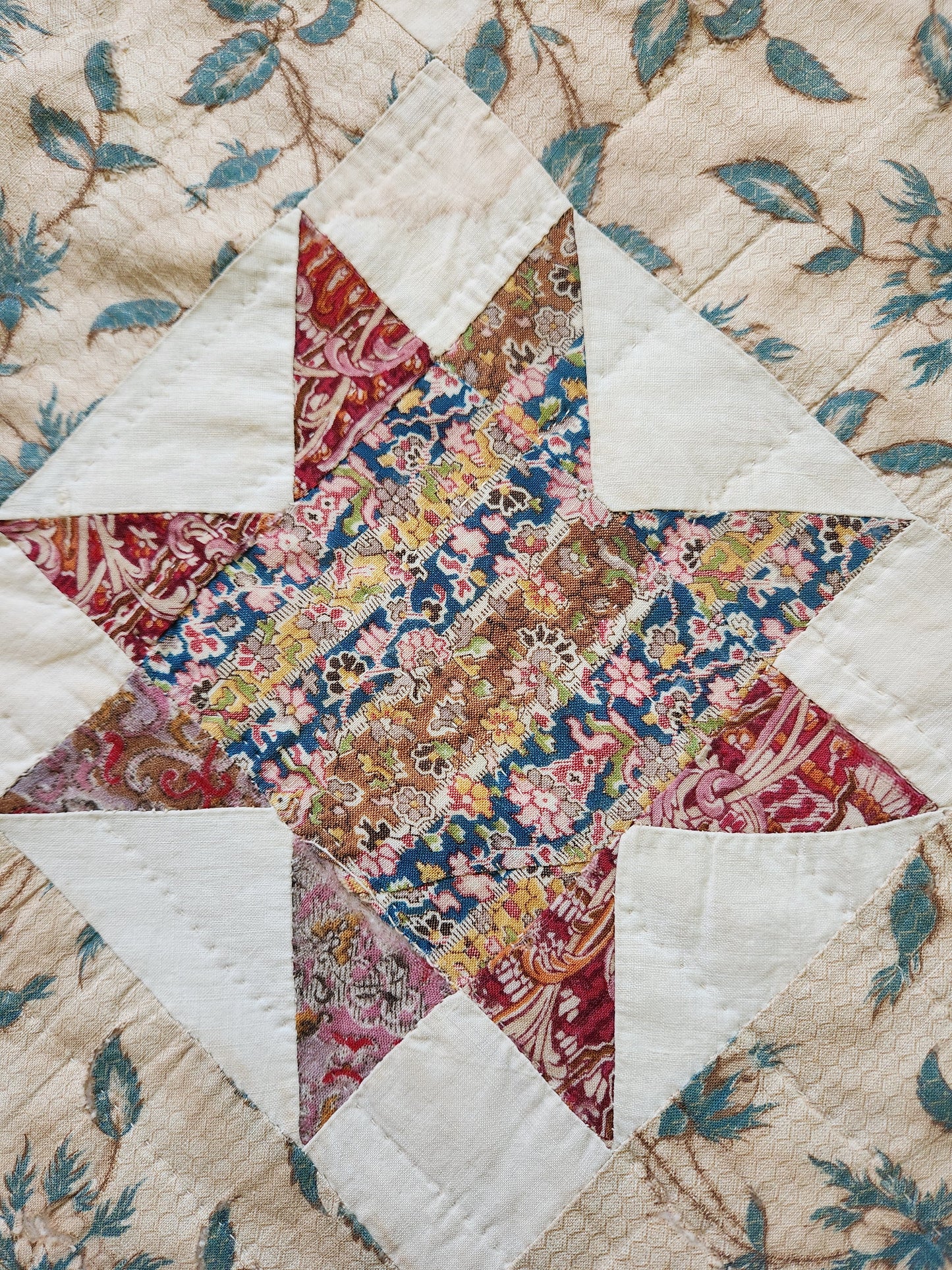 Mid 19th Century Star Quilt