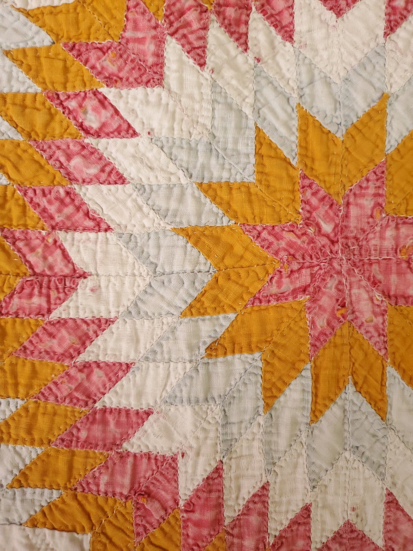 Antique Touching Stars Quilt