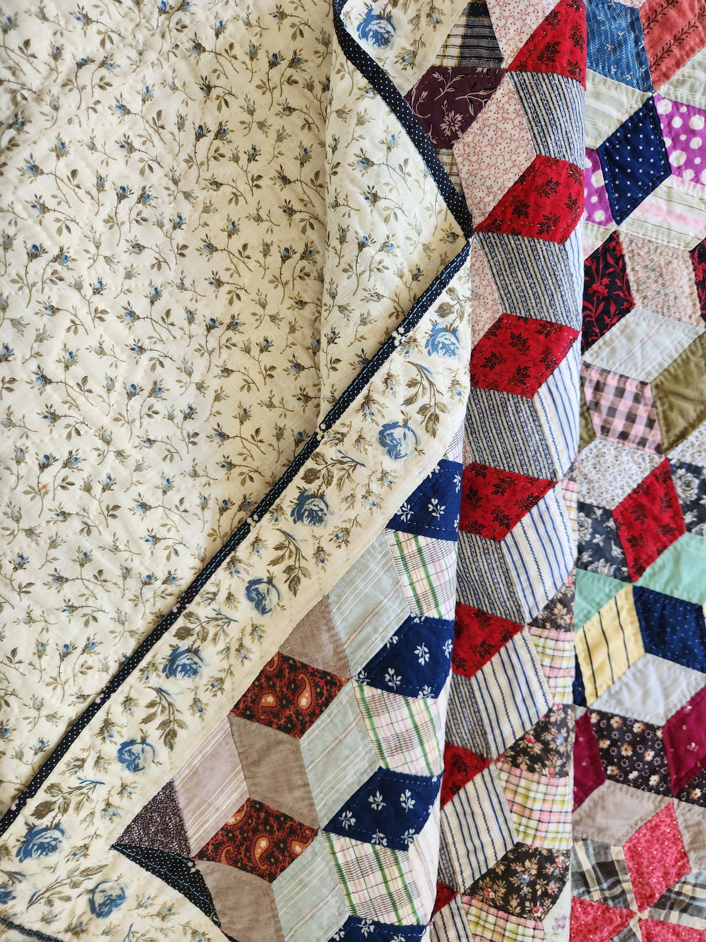 Antique Tumbling Star Quilt
