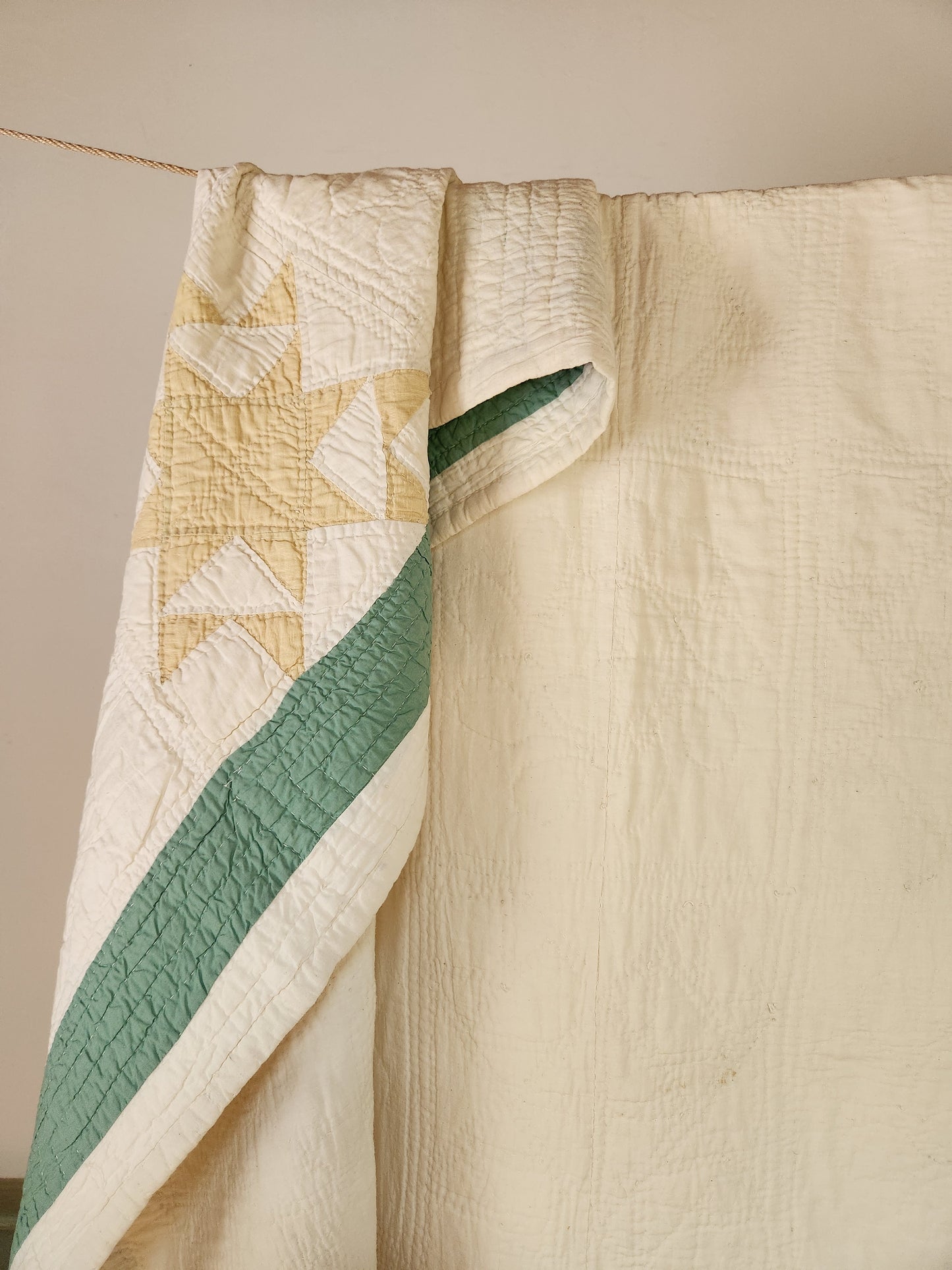 PAIR Of Matching Star Quilts ca 1930