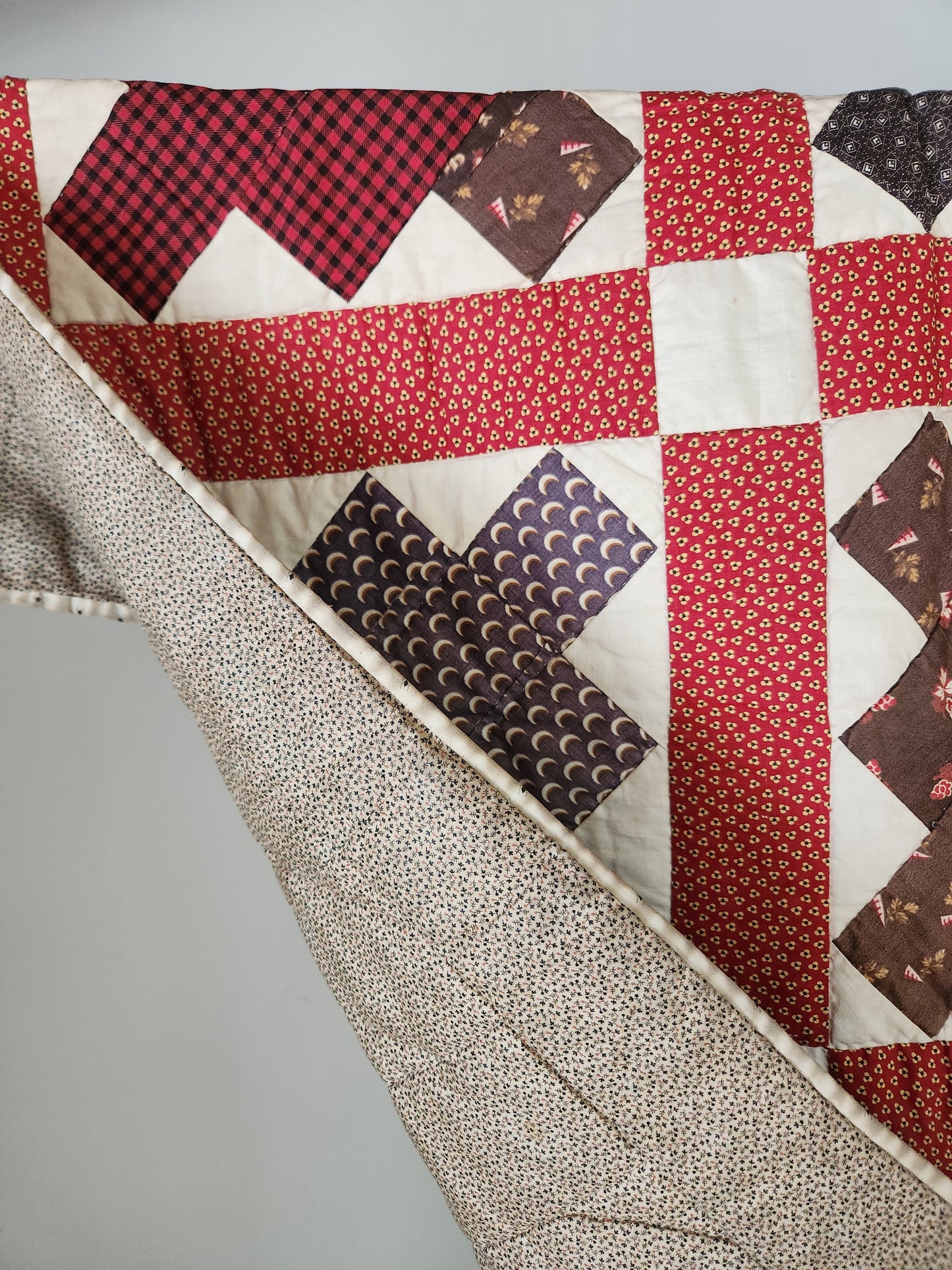 19th Century Antique Chimney Sweep Quilt