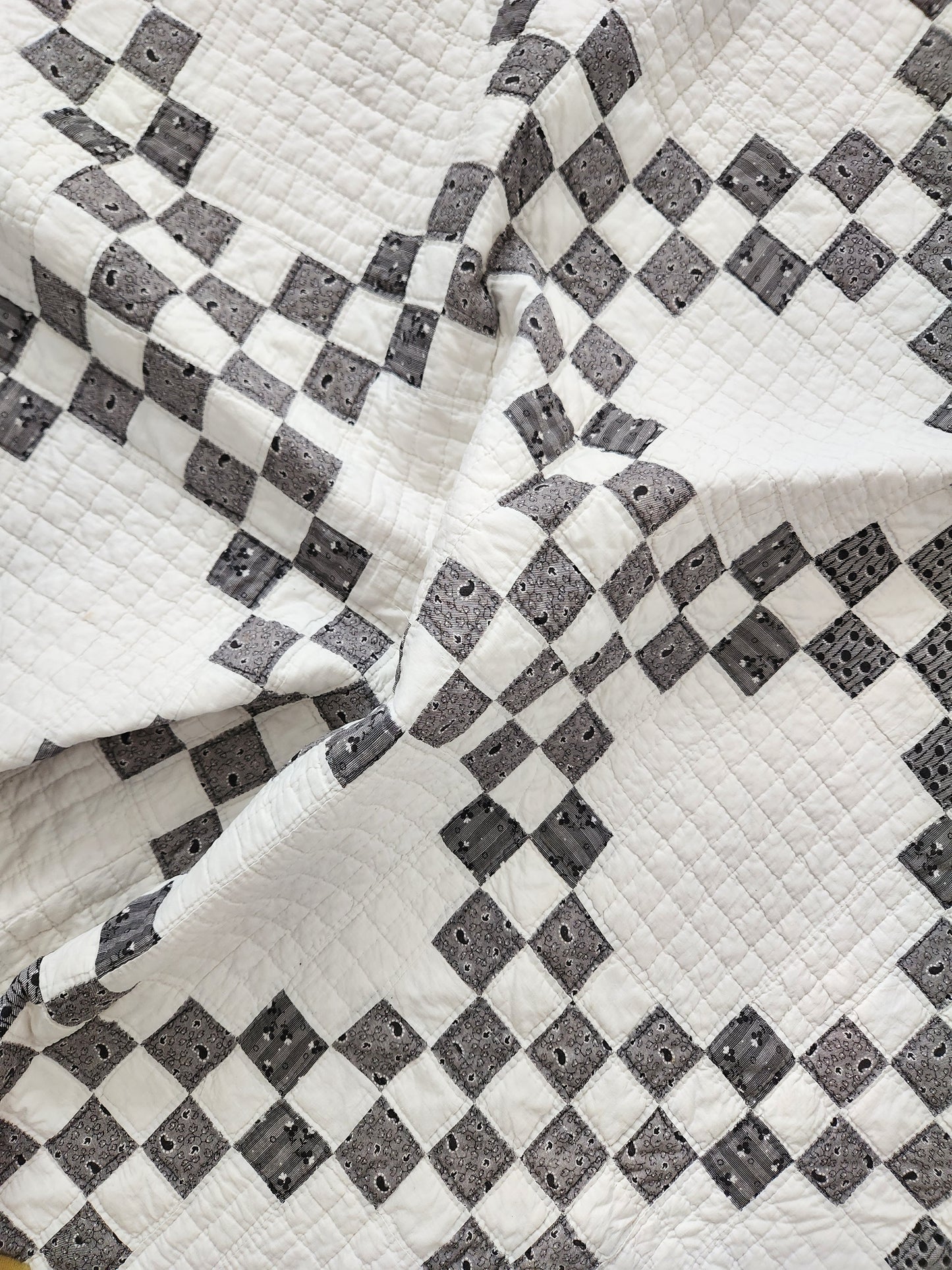 Antique Mourning Quilt c1900