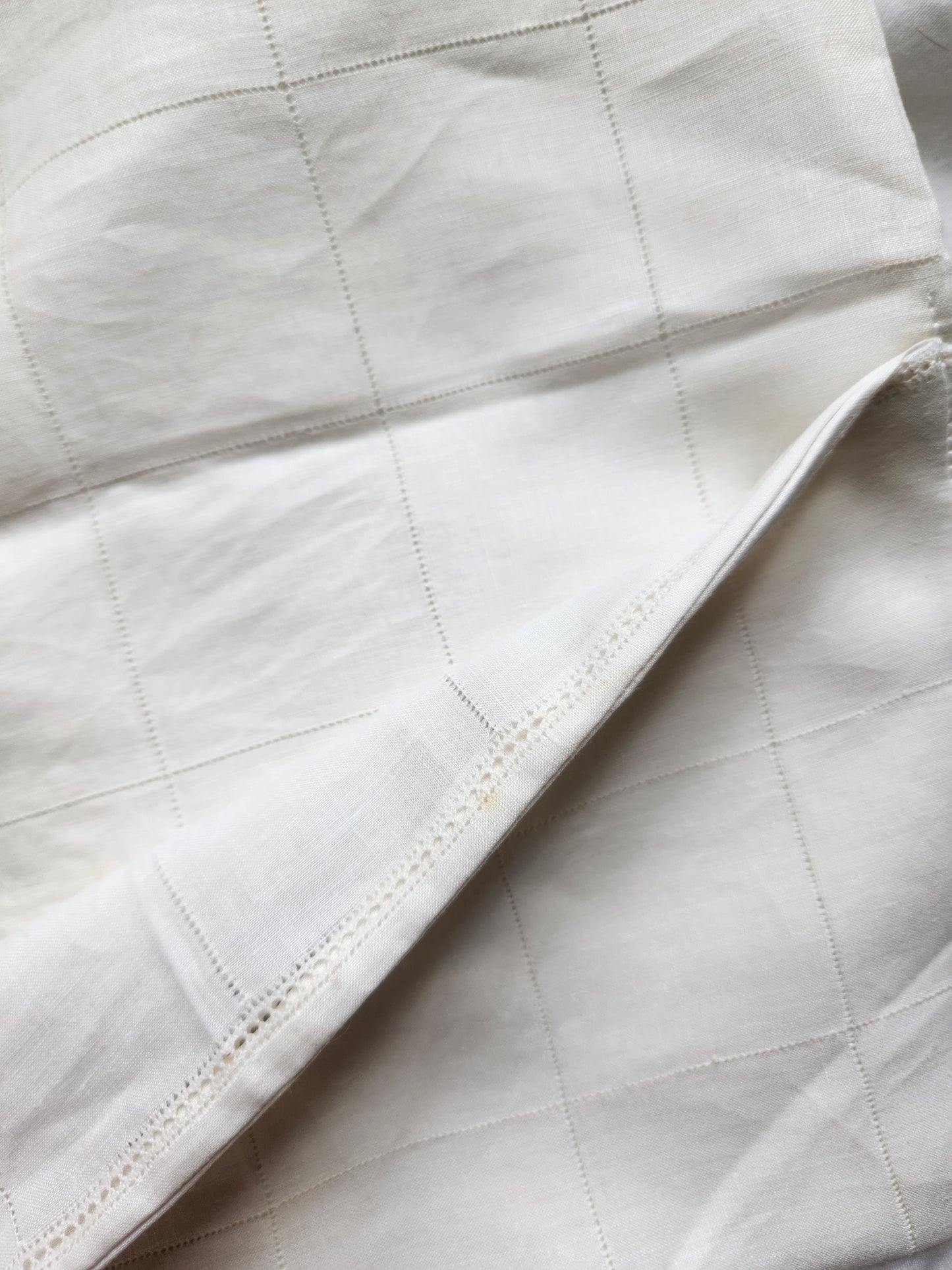 Handmade Window Pane Travel Bag from Antique Cloth