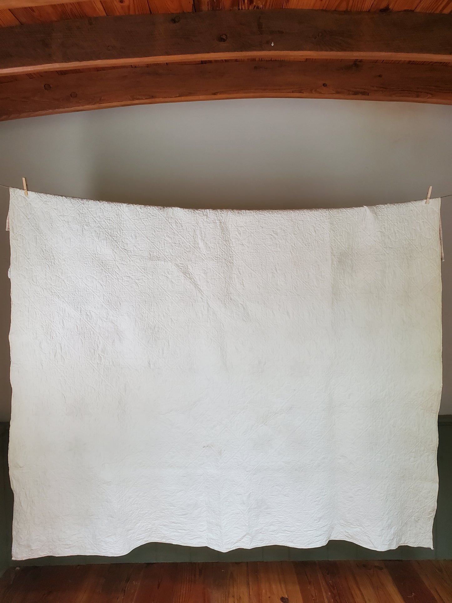 Vintage 8 Point Star Quilt ca 1900