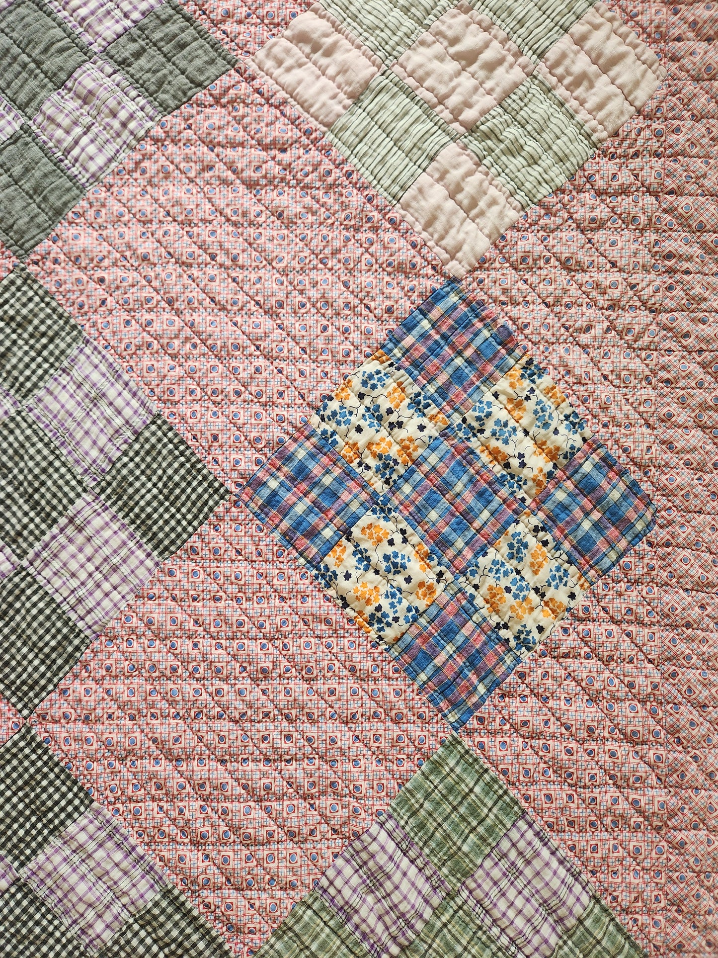 Vintage 9 Patch Quilt