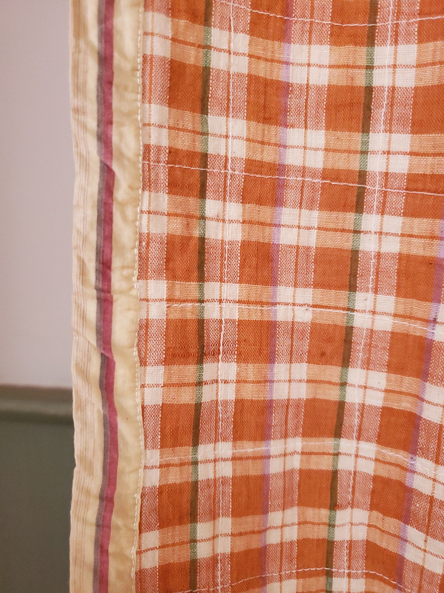 Vintage Plaid Shirting Quilt