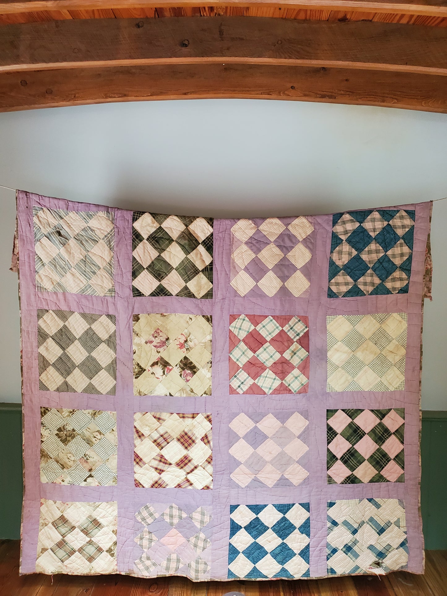 Antique Rose Patch Quilt