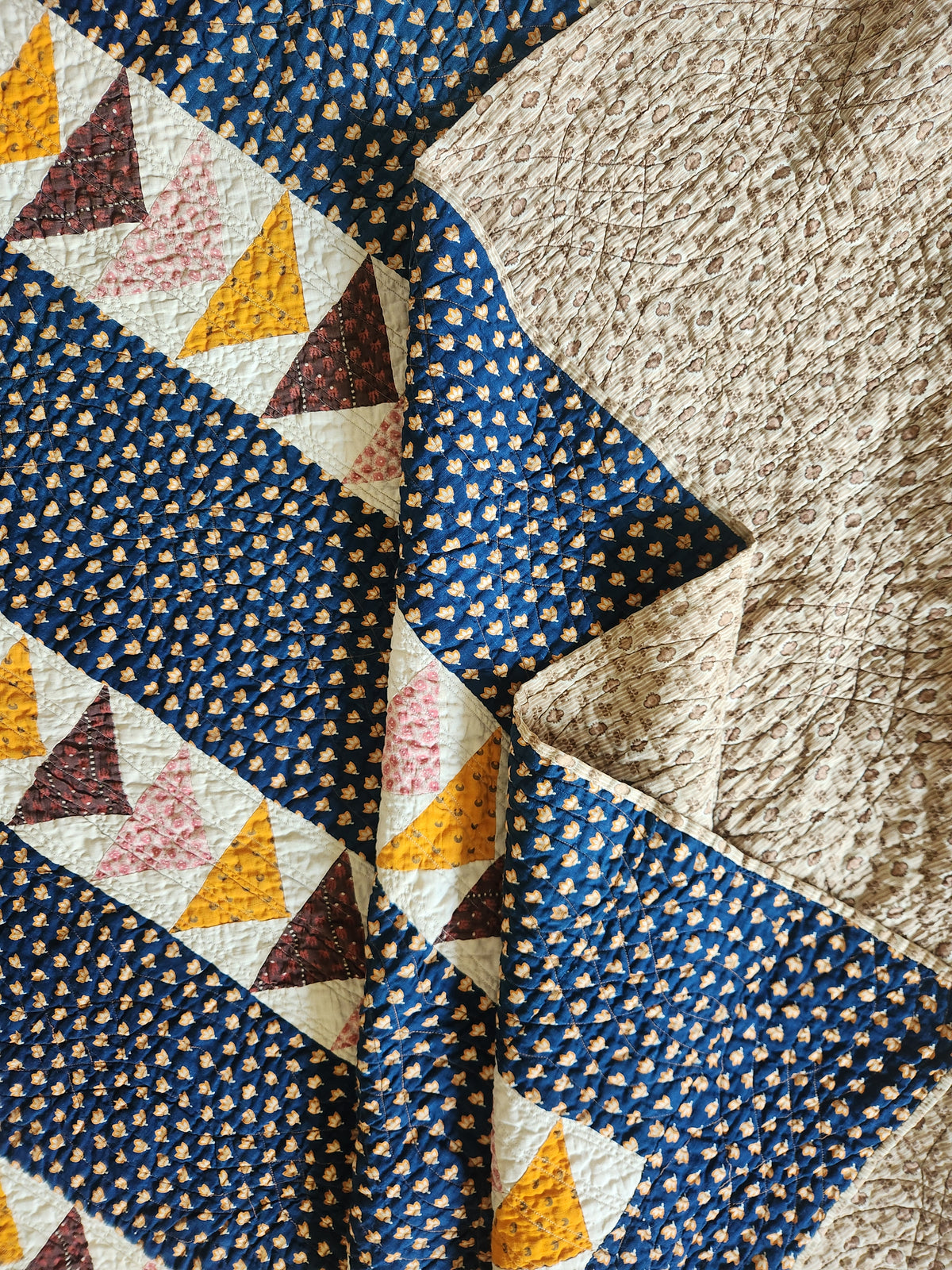 Antique Flying Geese Quilt