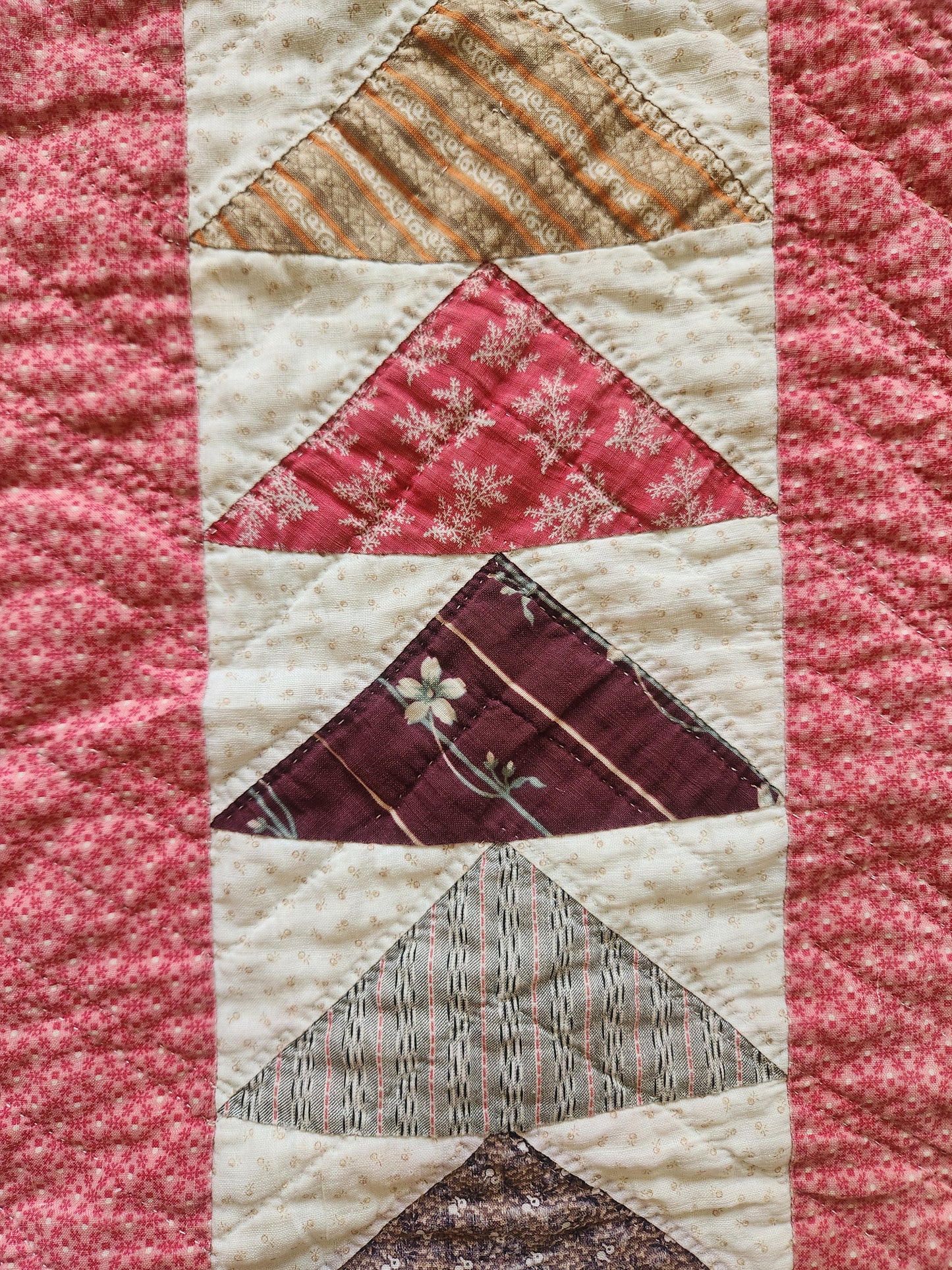 Antique Flying Geese Quilt c1880