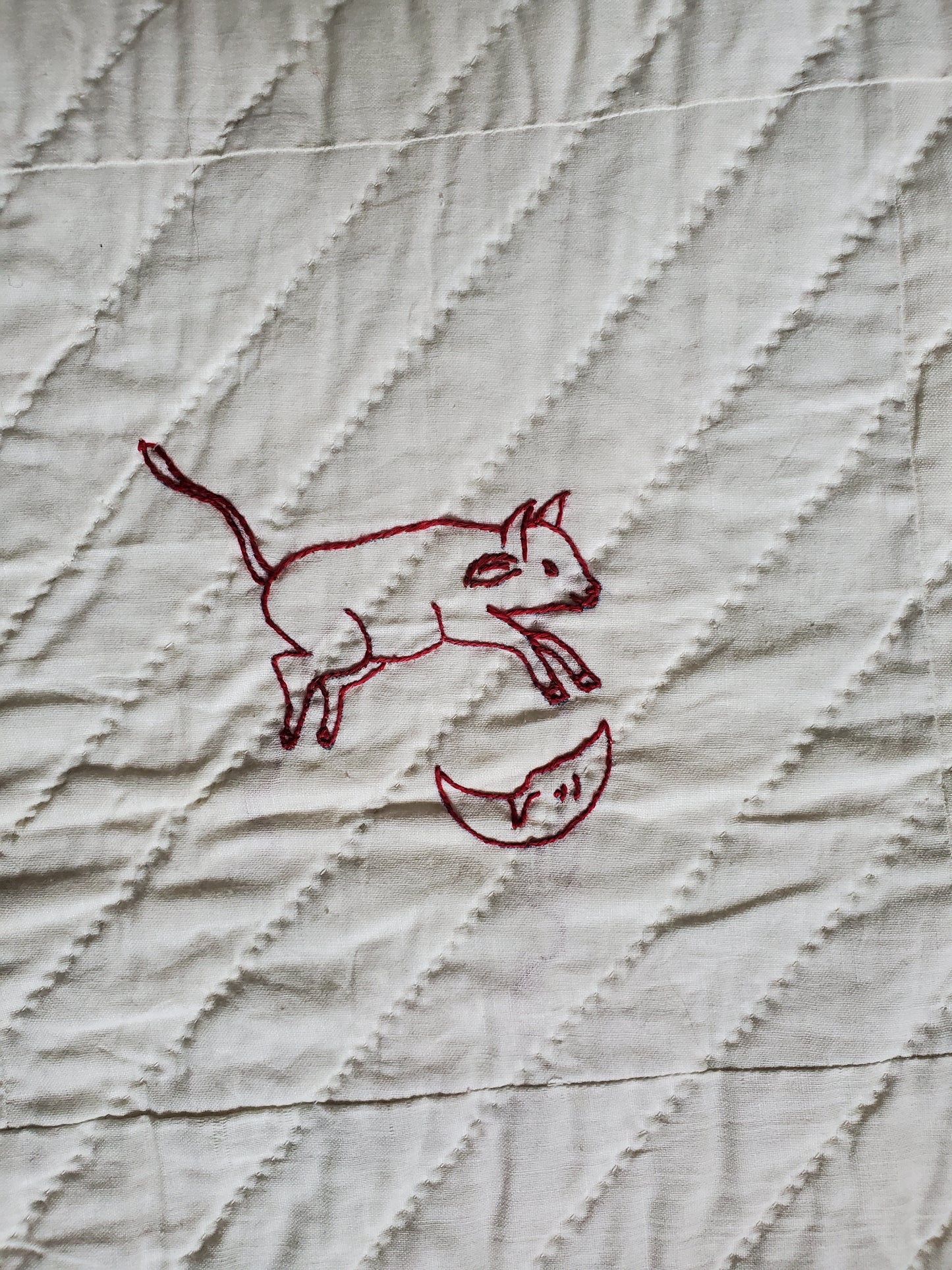 Redwork Vintage Quilt ca 1930