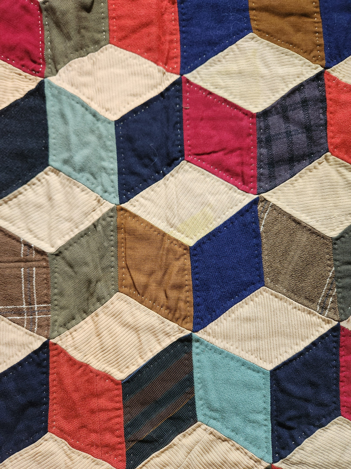 Tumbling Block Quilt