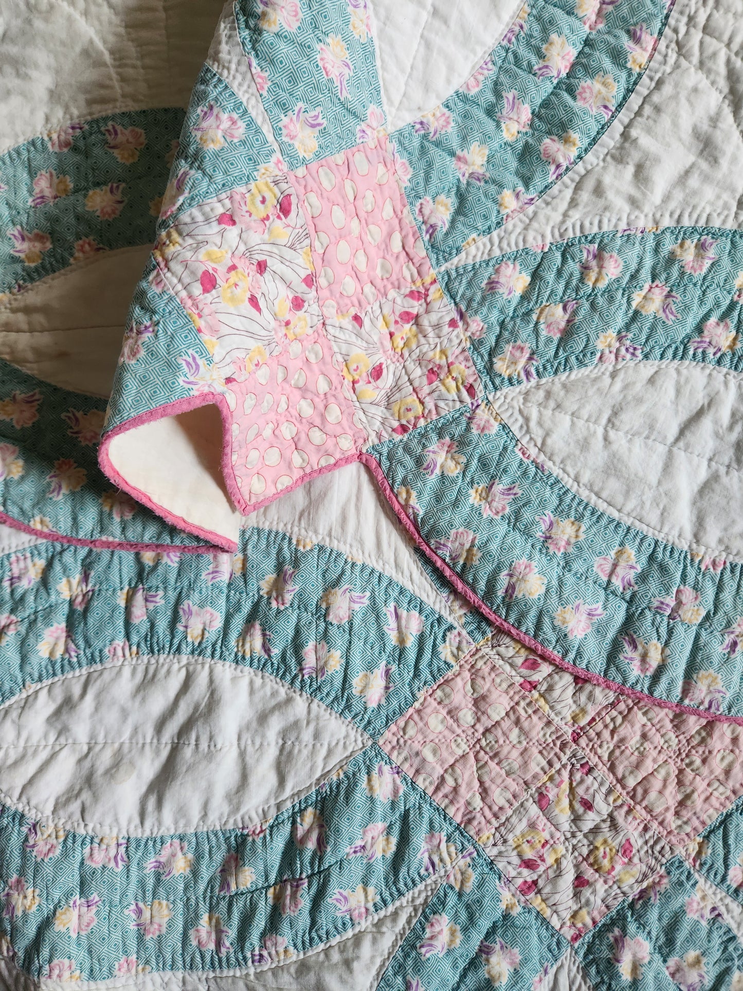 Vintage Wedding Rings Quilt c1930