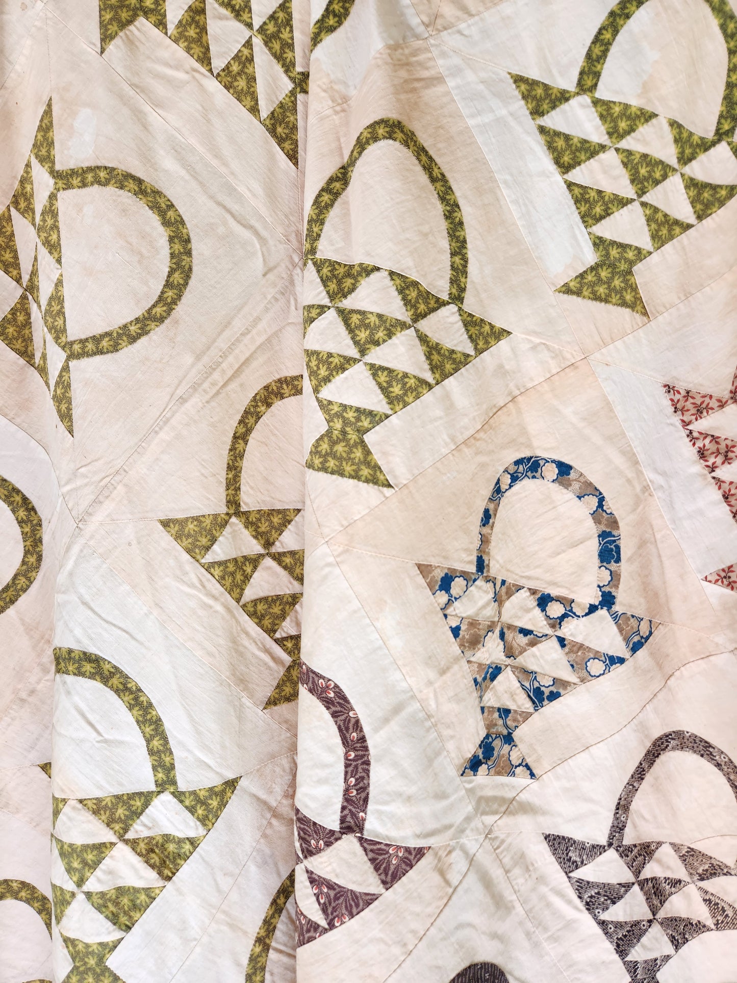Antique Basket Quilt Top