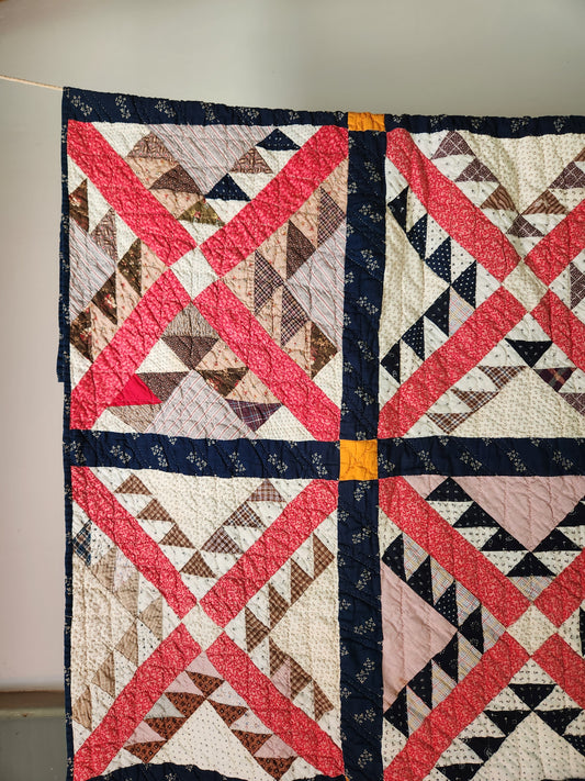 Antique Patchwork Quilt c1890