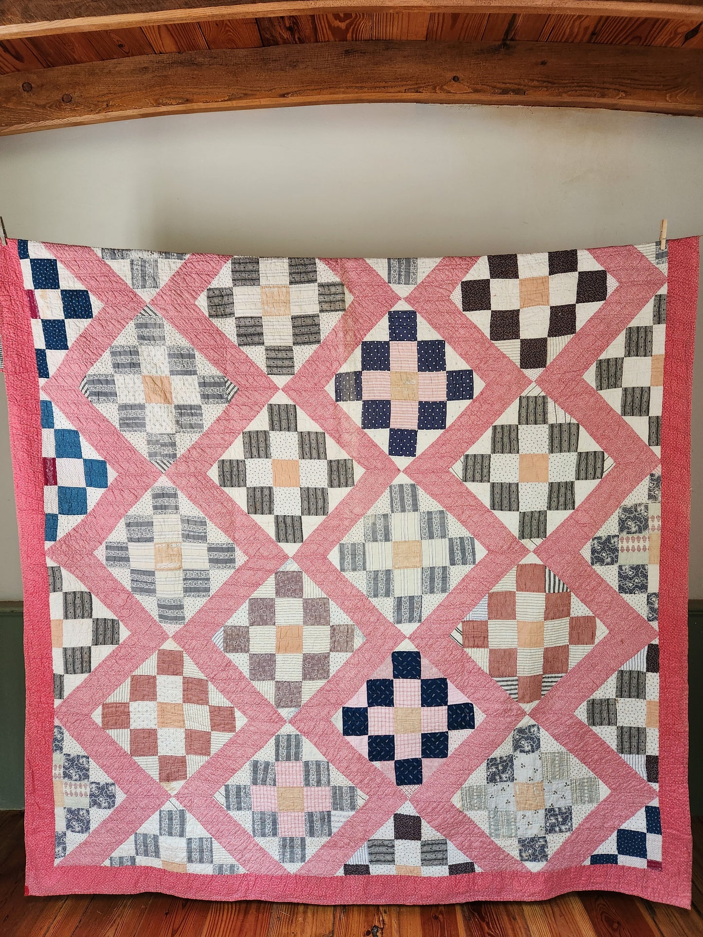 Antique Patchwork Quilt c1890