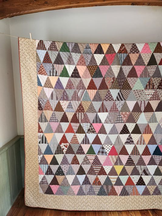 Antique Semi Charm Quilt c1890